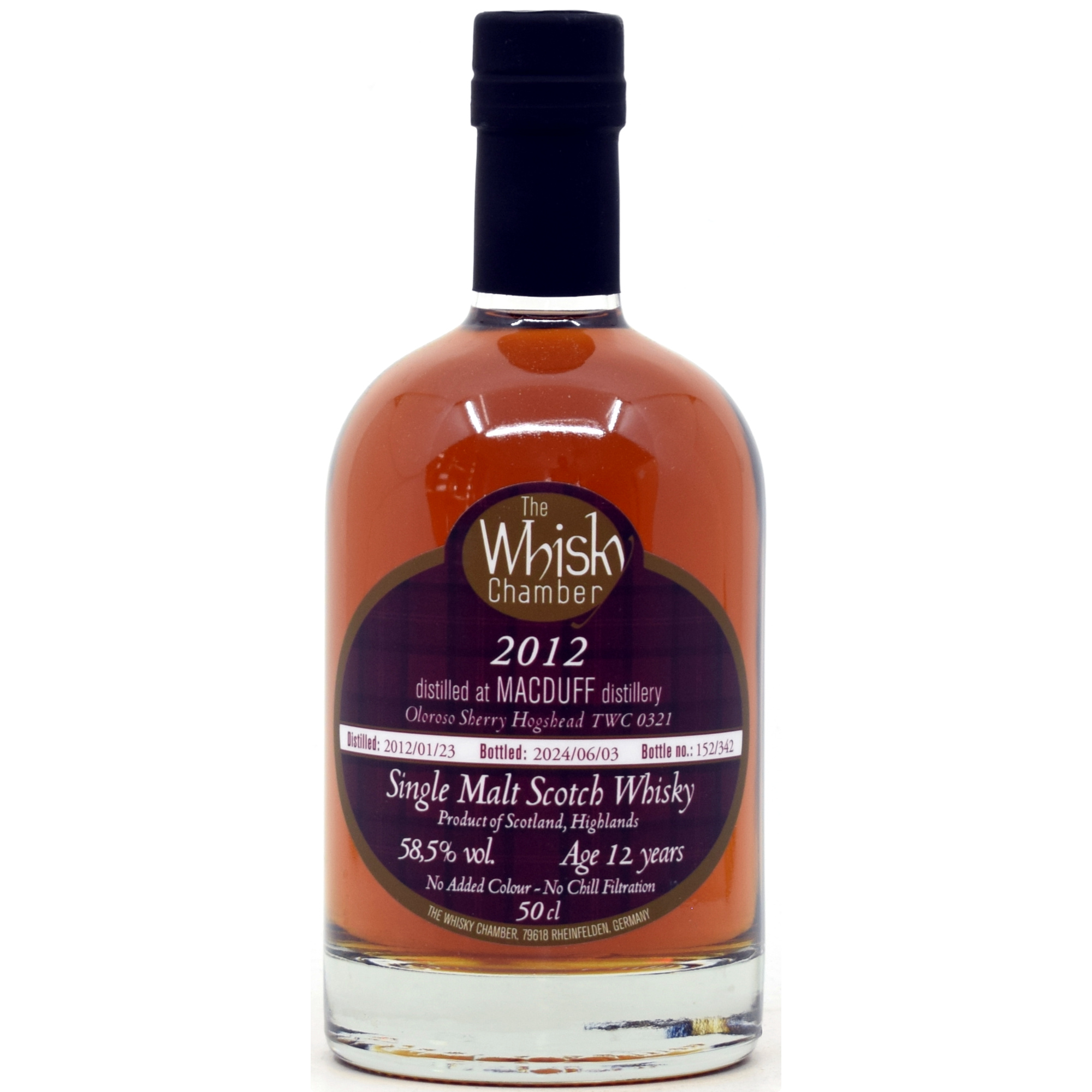 Macduff 12 Jahre 2012/2024 Oloroso Sherry Cask The Whisky Chamber 58,5% vol.