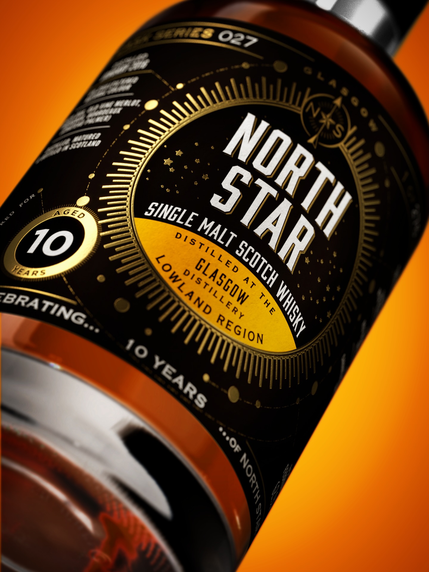 Glasgow 10 Jahre 2016/2026 Wine Cask North Star Spirits #027 62,9% vol.