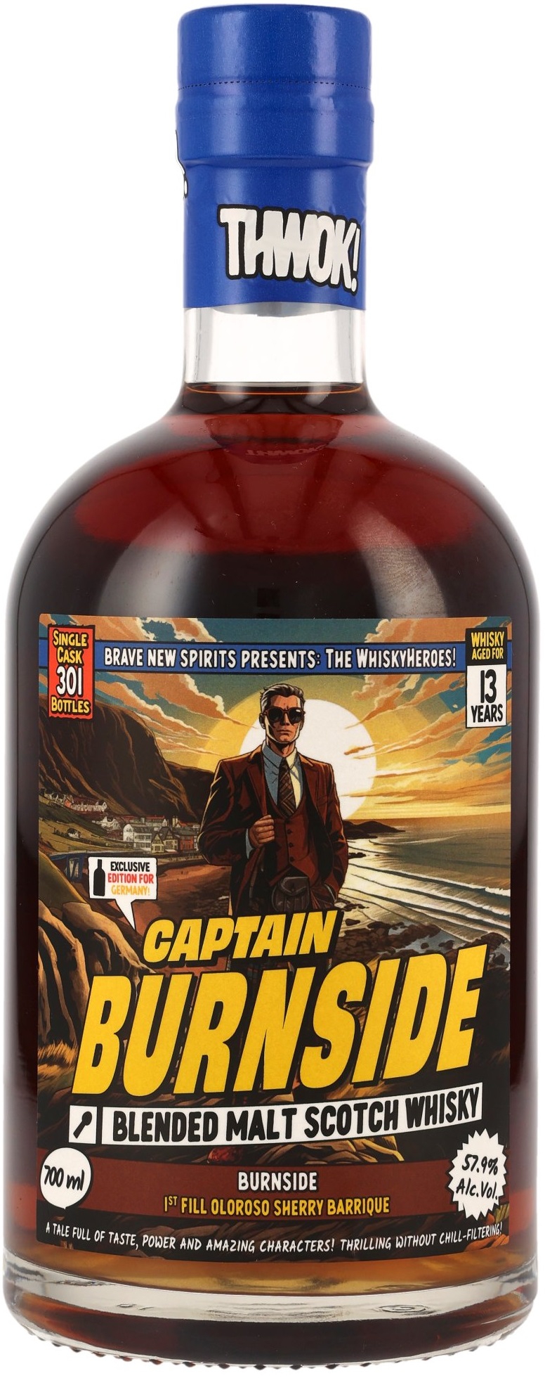 Burnside-BNS Burnside (Balvenie) 13 Jahre WhiskyHeroes Brave New Spirits 57,9% vol.