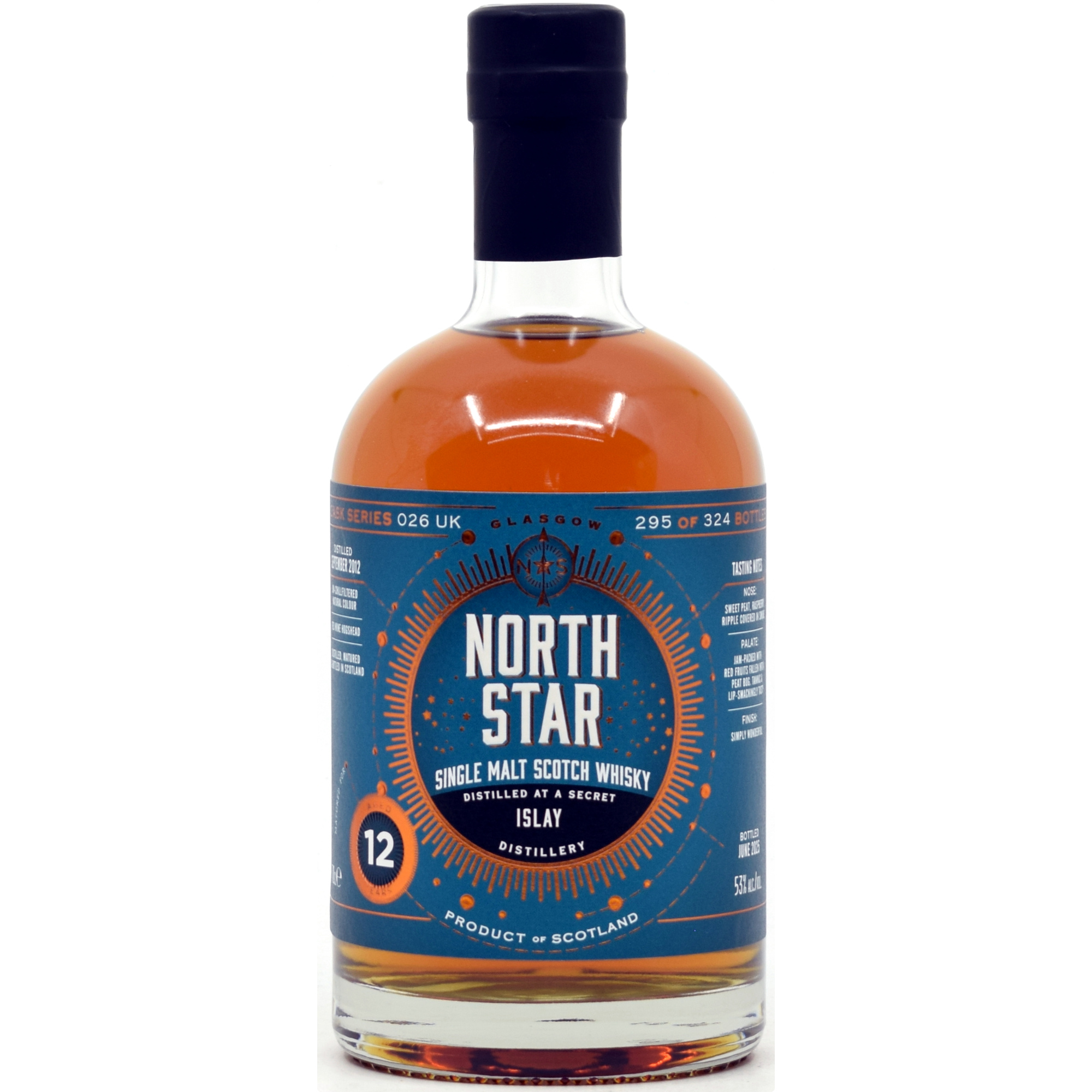 Secret Islay 2012/2025 Redwine Cask North Star Spirits SWE Exclusive 53% vol.