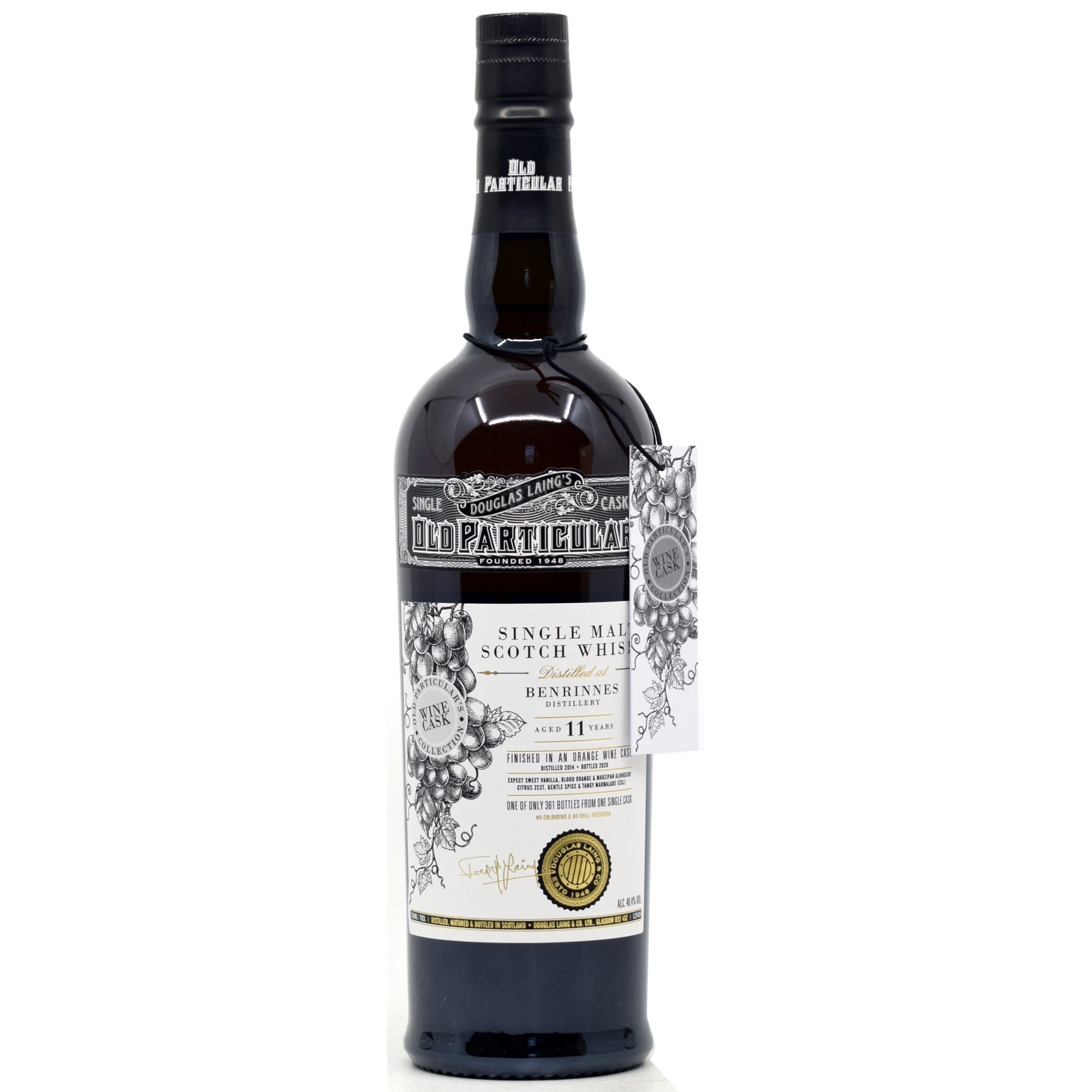 Benrinnes 11 Jahre 2014/2026 Orange Wine Cask Old Particular Douglas Laing 48,4% vol.