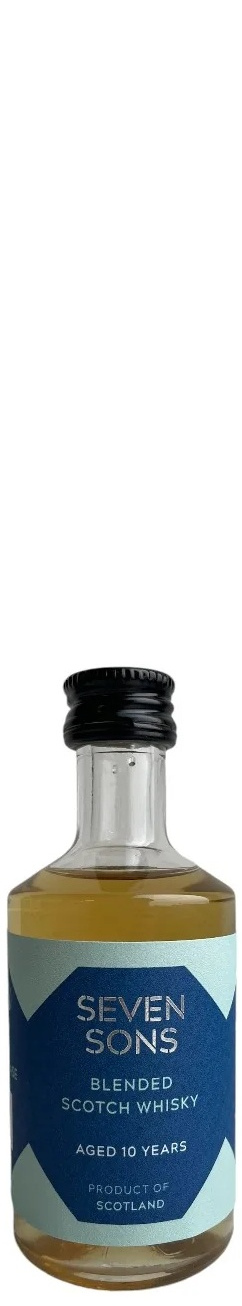 seven_sons_mini Seven Sons 10 Jahre Blended Whisky 8 doors Distillery 46,7% vol. Miniatur