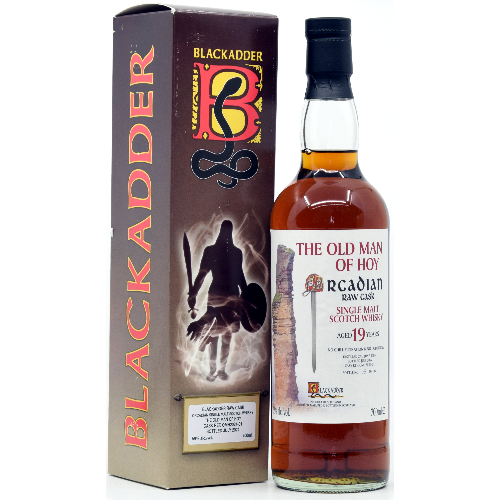 Old Man of Hoy 19 Jahre 2005/2024 Sherry Cask Blackadder Raw Cask 59% vol.