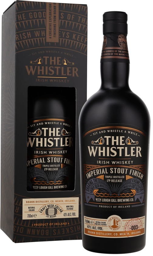 The Whistler Imperial Stout Cask Blended Irish Whiskey 43% vol.