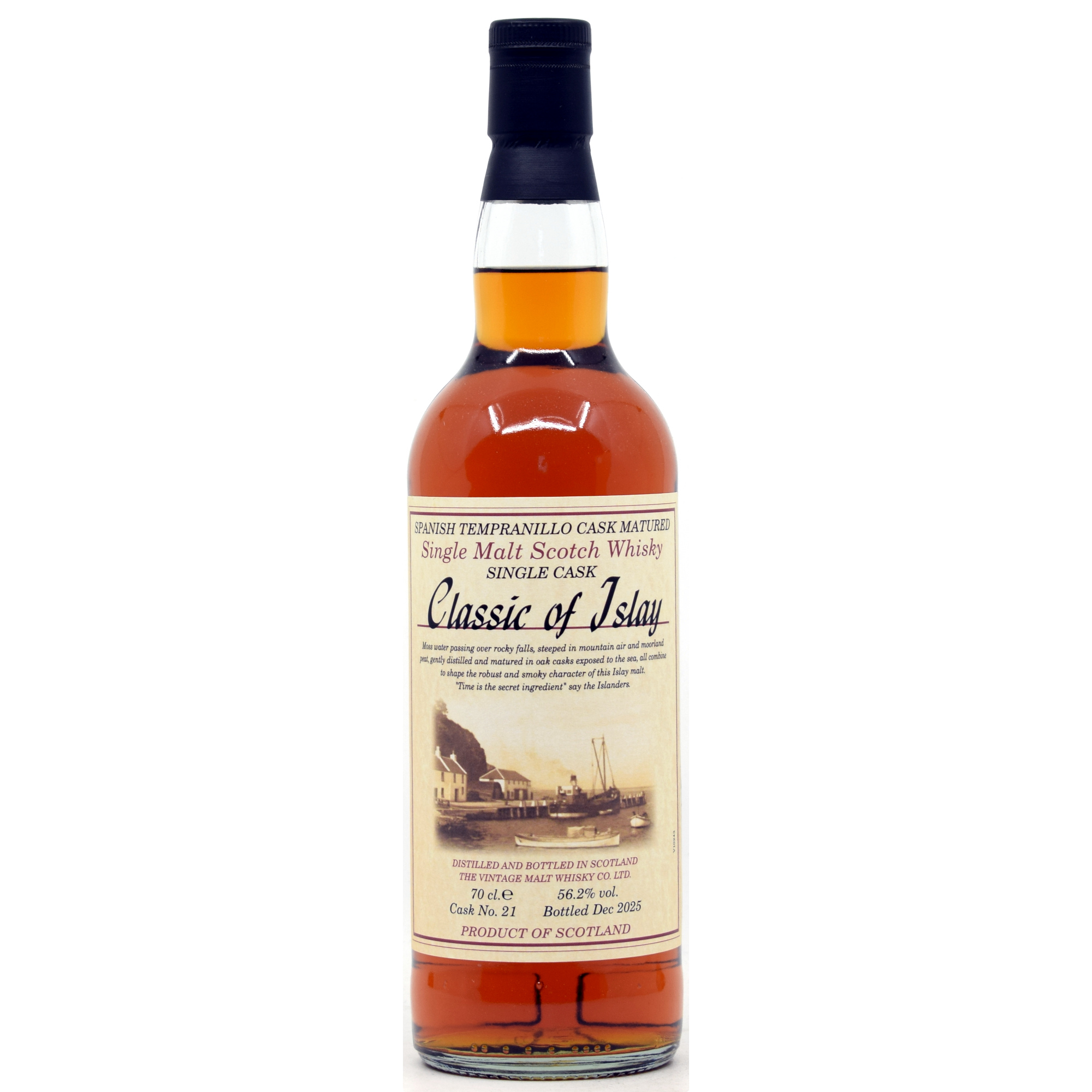 Classic of Islay Limited Edition Tempranillo Red Wine Cask 56,2% vol.