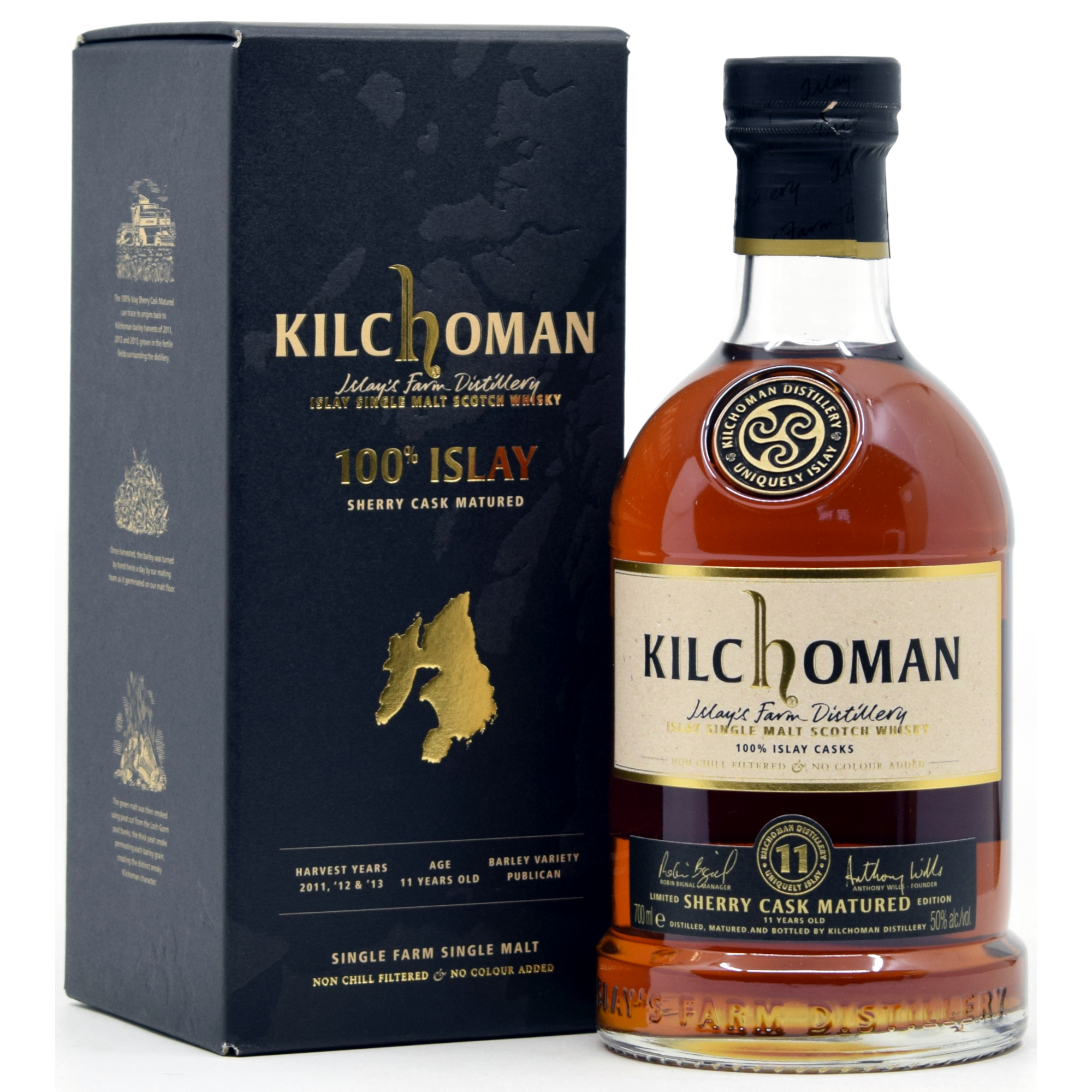 Kilchoman 11 Jahre 100% Islay Sherry Cask Matured 50% vol.