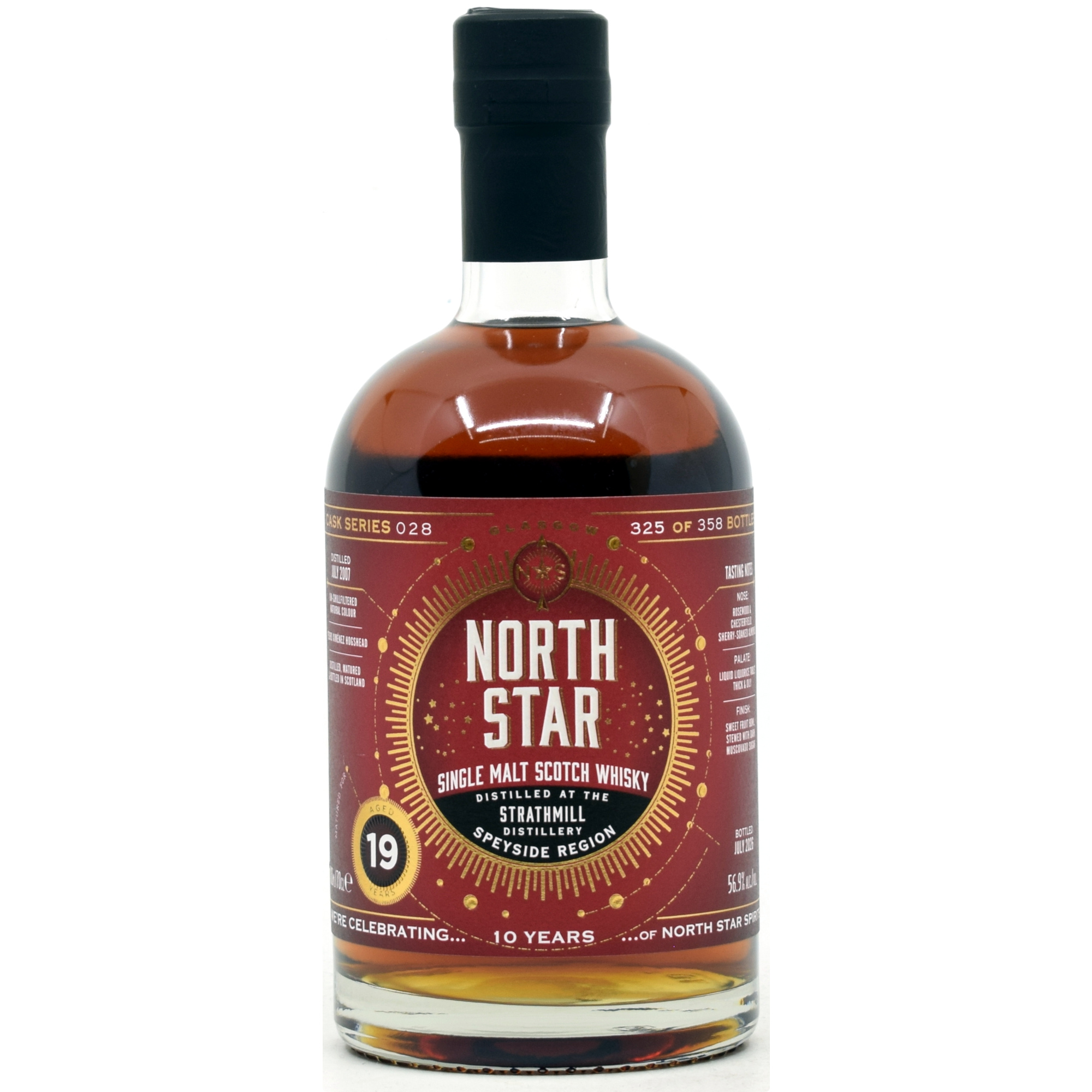 Strathmill 19 Jahre 2007/2026 PX Sherry Cask North Star Spirits #028 UK-Exklusiv 56,9% vol.