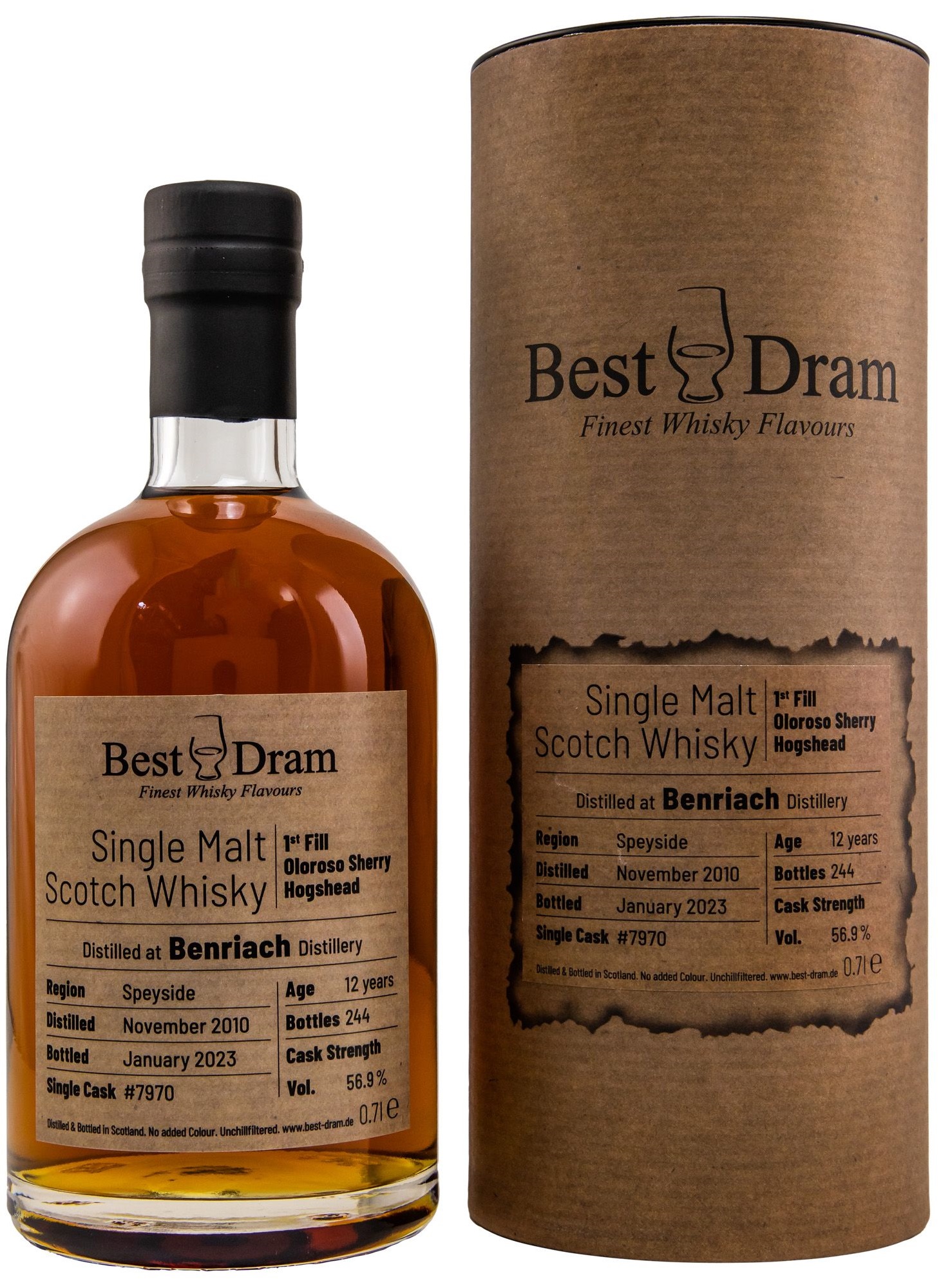 benriach_BD Benriach 2010/2023 1st Fill Oloroso Sherry Best Dram 56,9% vol.