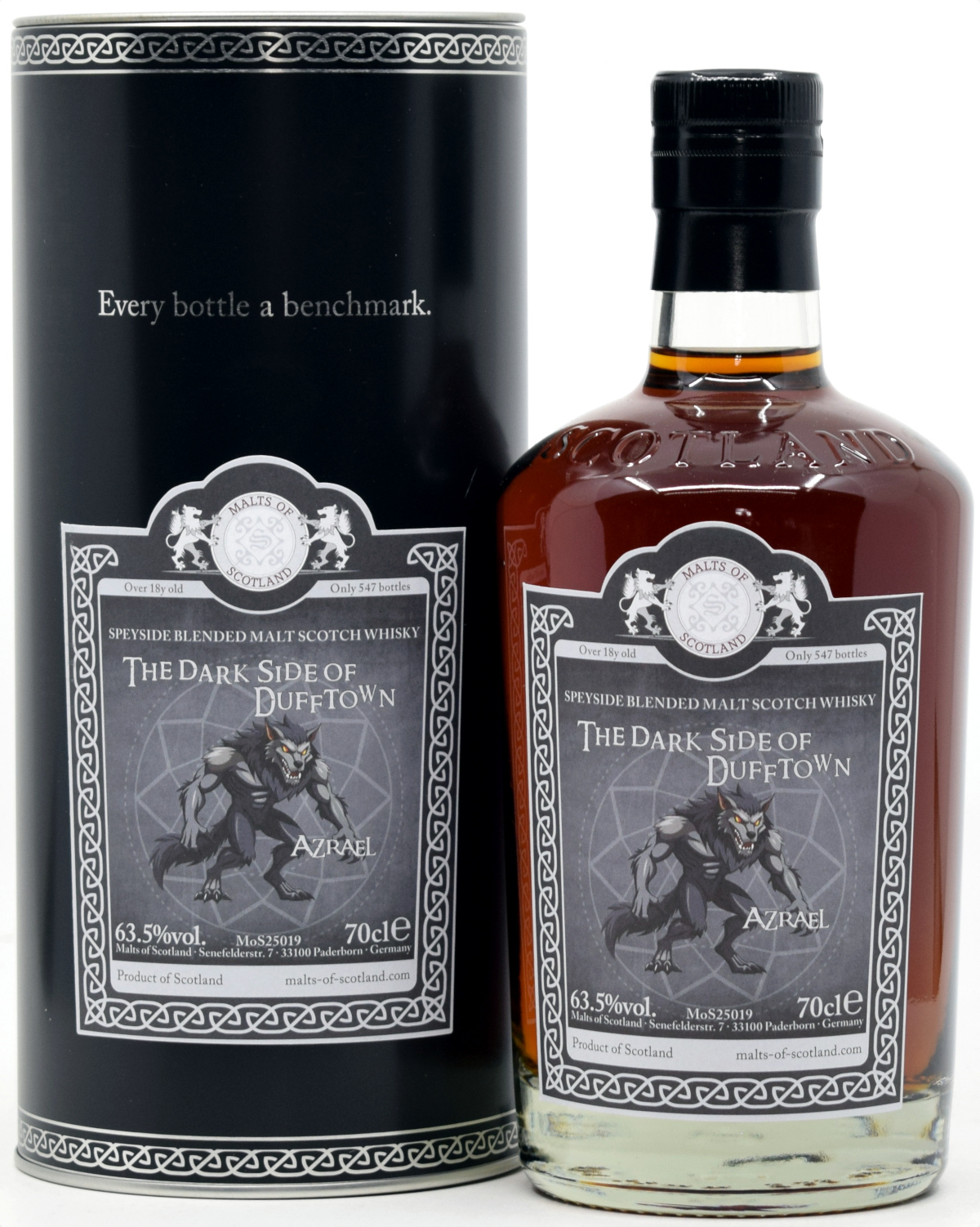 Dark Side of Dufftown "AZRAEL" 18 Jahre Malts of Scotland 53,5% vol.