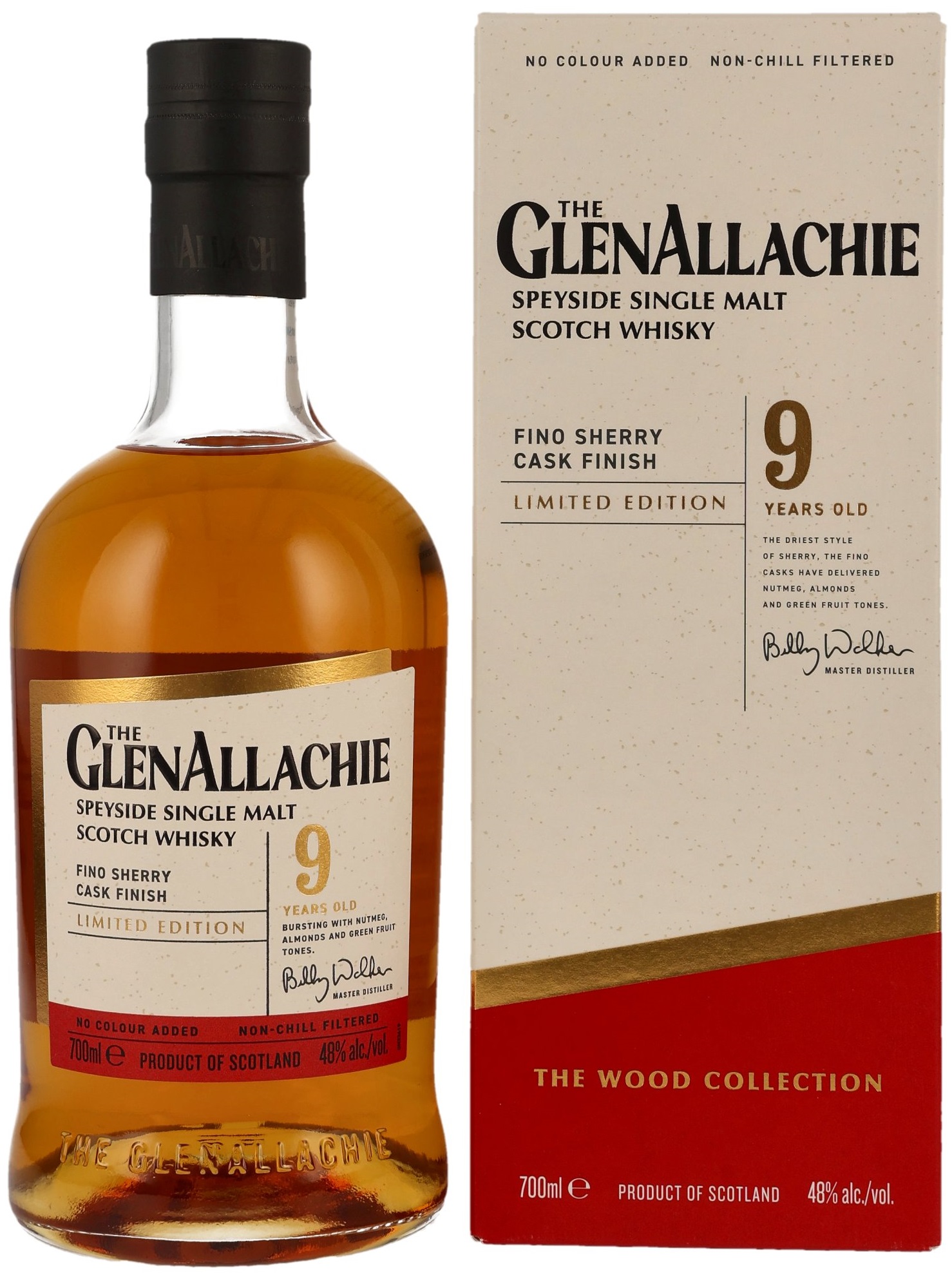 GlenAllachie-9-yo-Fino-Sherry-Finish-Limited-Edition Glenallachie 9 Jahre Fino Sherry Cask The Wood Collection 48,0% vol.