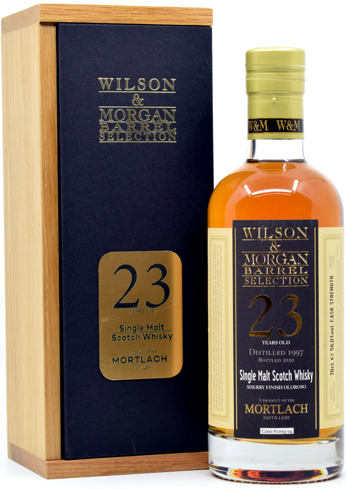 Mortlach 23 Jahre 1997/2020 Sherry Cask Wilson & Morgan 56% vol.