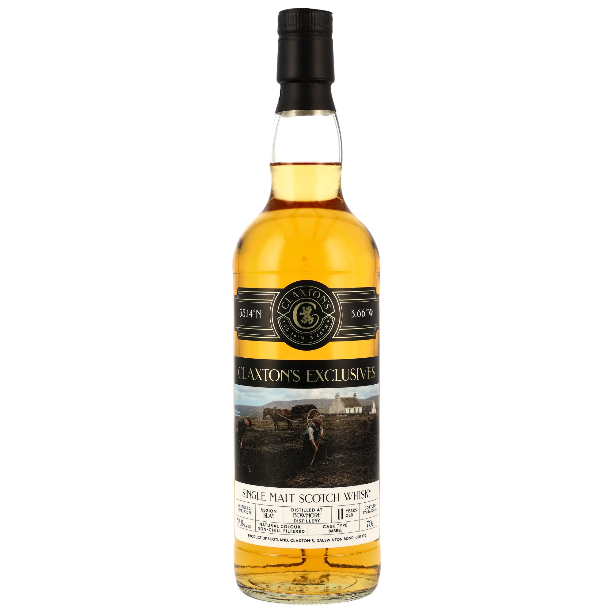 Bowmore 11 Jahre 2015/2026 Claxton's 57,8% vol.