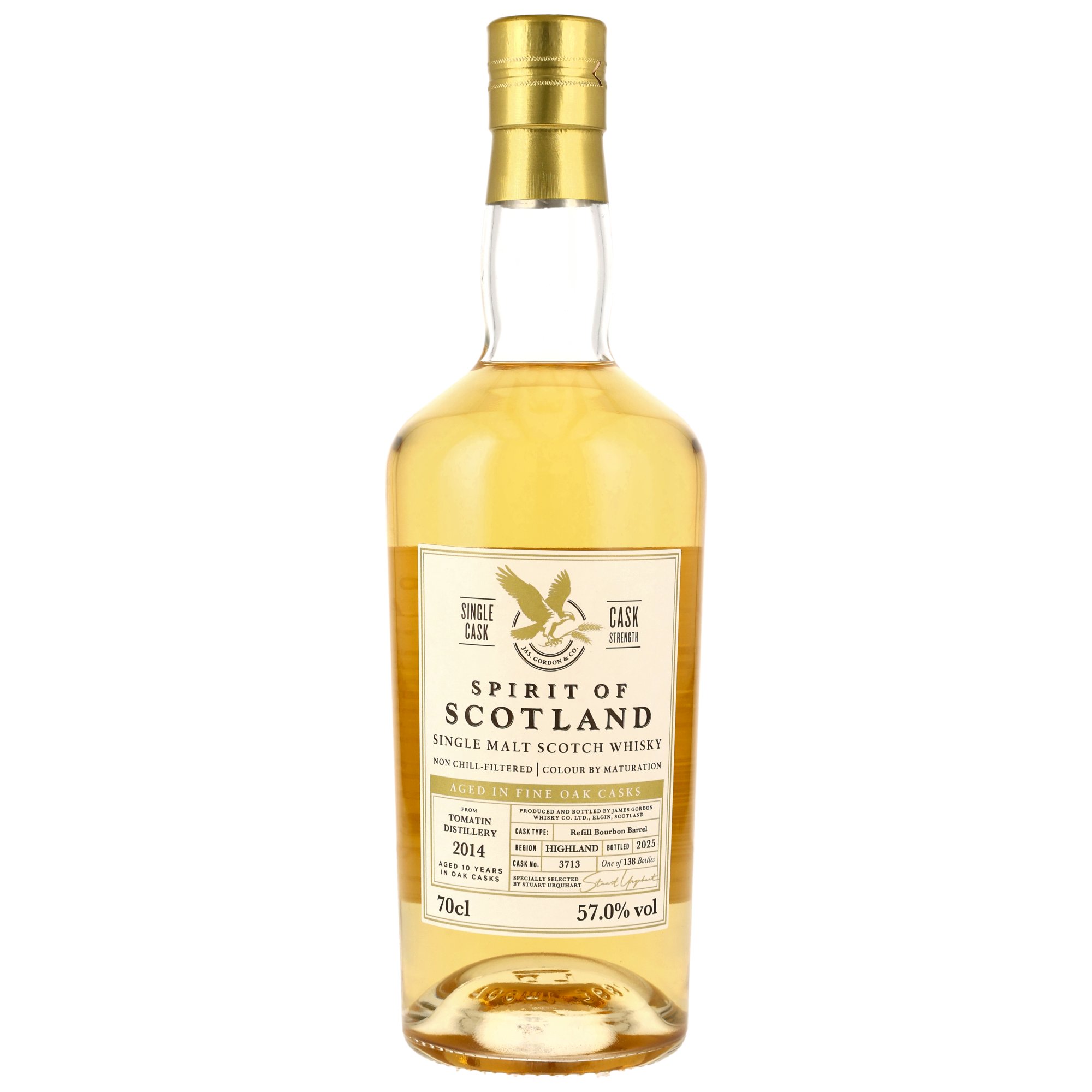 Tomatin 2014/2025 Gordon & MacPhail Spirit of Scotland #3713 57% vol.