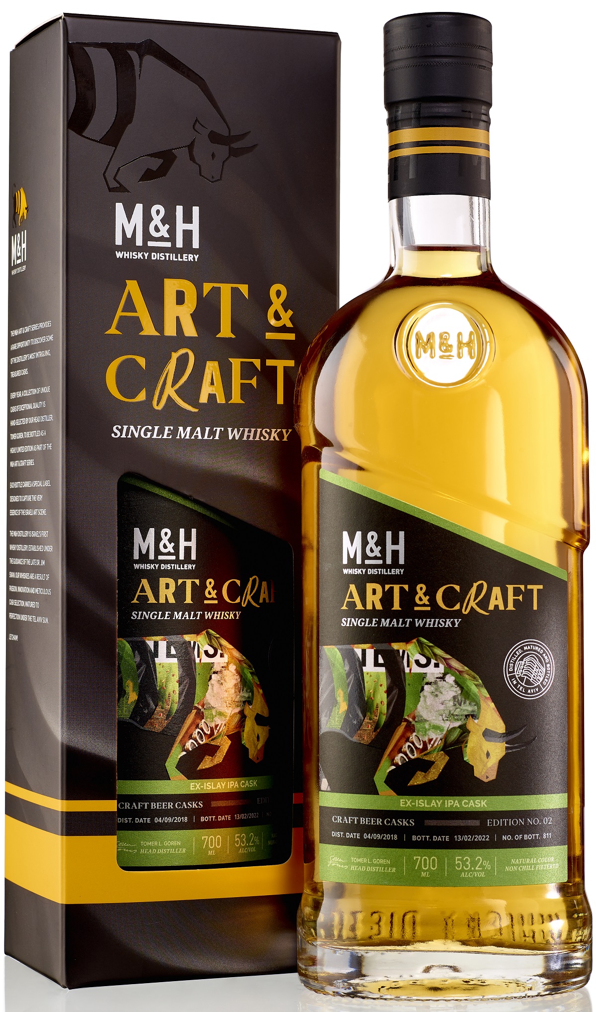 63859_MH_art-craft_ex-islay-box-and-bottle Milk & Honey Art & Craft Series Ex-Islay IPA Cask 53,2% vol.