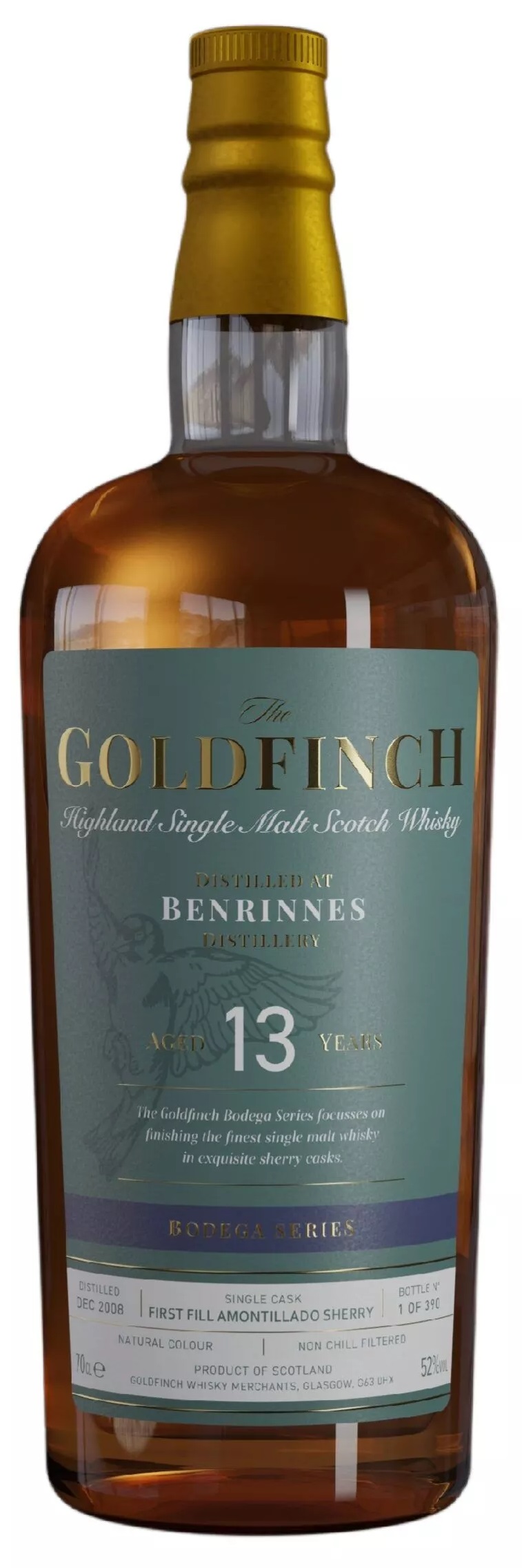 goldfinch-benrinnes-2-scaledUZhcftjKku54q Benrinnes 13 Jahre 2008/2022 1st Fill Amontillado Goldfinch Bodega Series 52% vol.