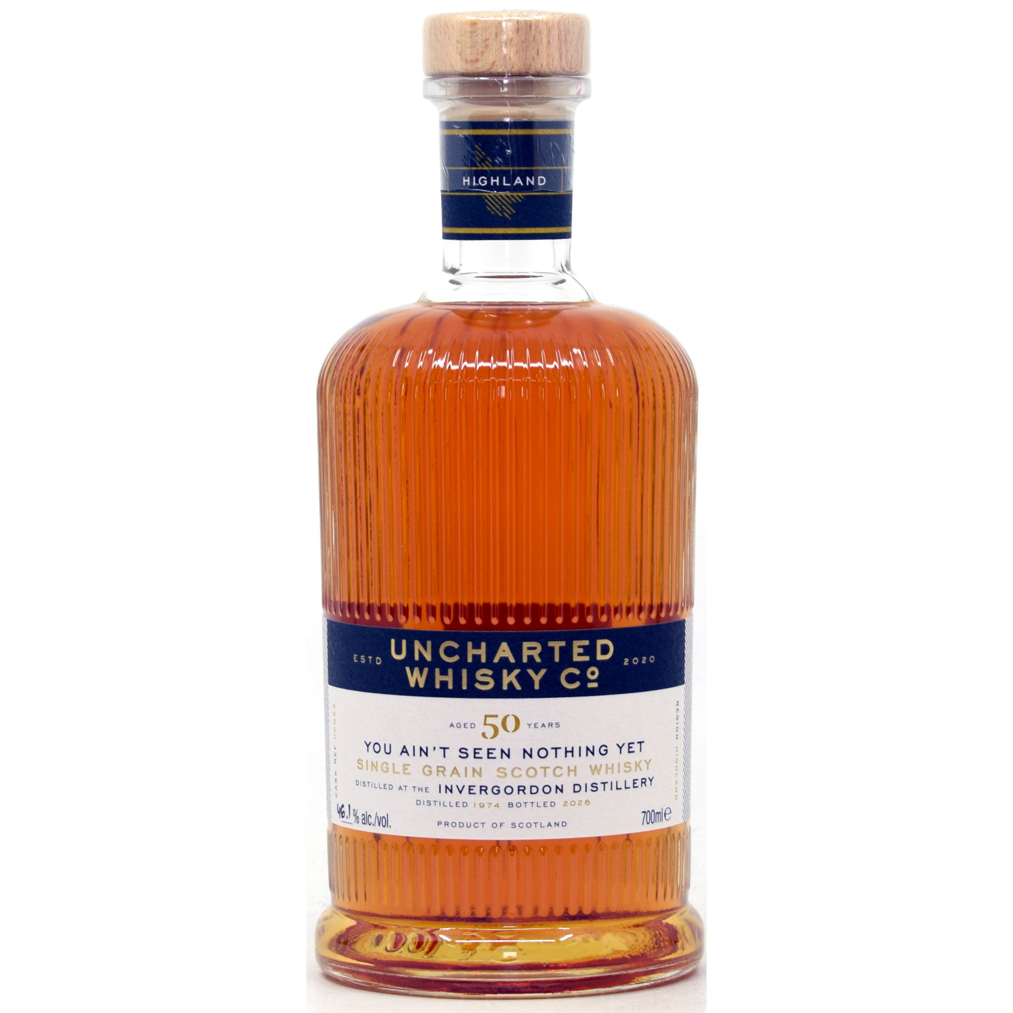 Invergordon 50 Jahre 1974/2025 You Ain’t Seen Nothing Yet Uncharted Whisky 46,1% vol.