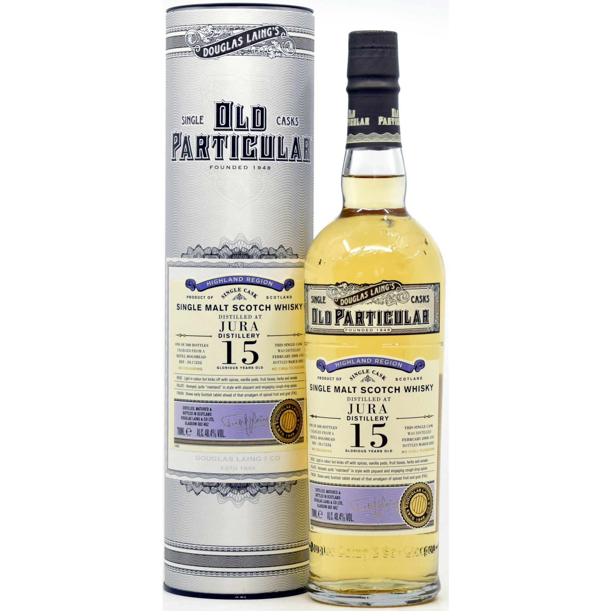 Jura 15 Jahre 2008/2023 Douglas Laing 48,4% vol.