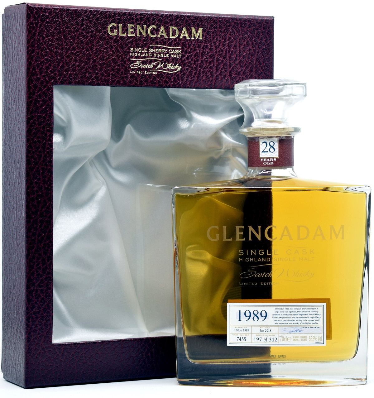 glencadam_1989 Glencadam 28 Jahre 1989/2018 Sherry Cask #7455 56,8% vol.