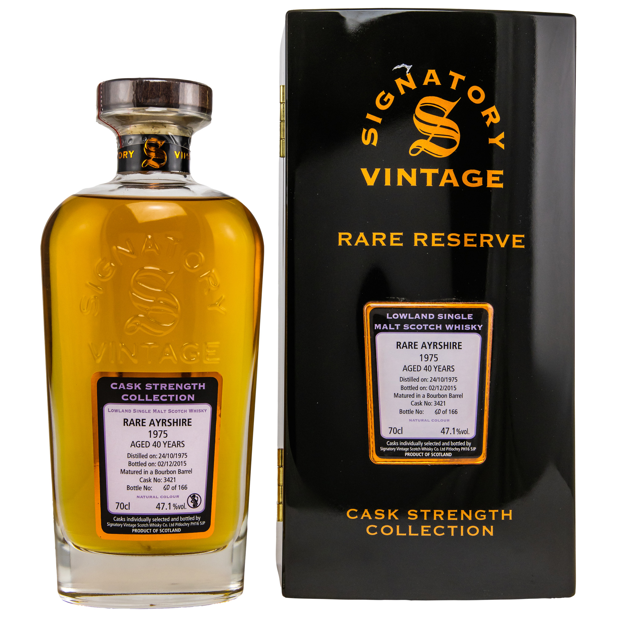 Rare-Ayrshire-1975 Rare Ayrshire (Ladyburn) 40 Jahre 1975/2015 Signatory Vintage Rare Reserve 47,1% vol.