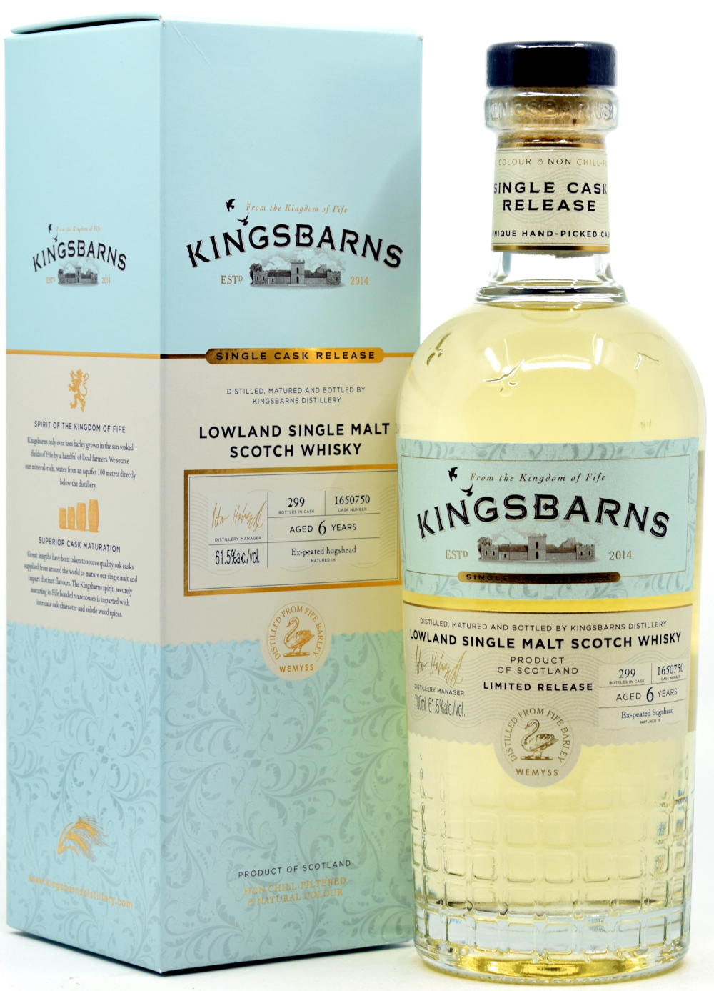 kingsbarns_6_1650750 Kingsbarns 6 Jahre /2023 Ex-peated Single Cask #1650720 61,5% vol.