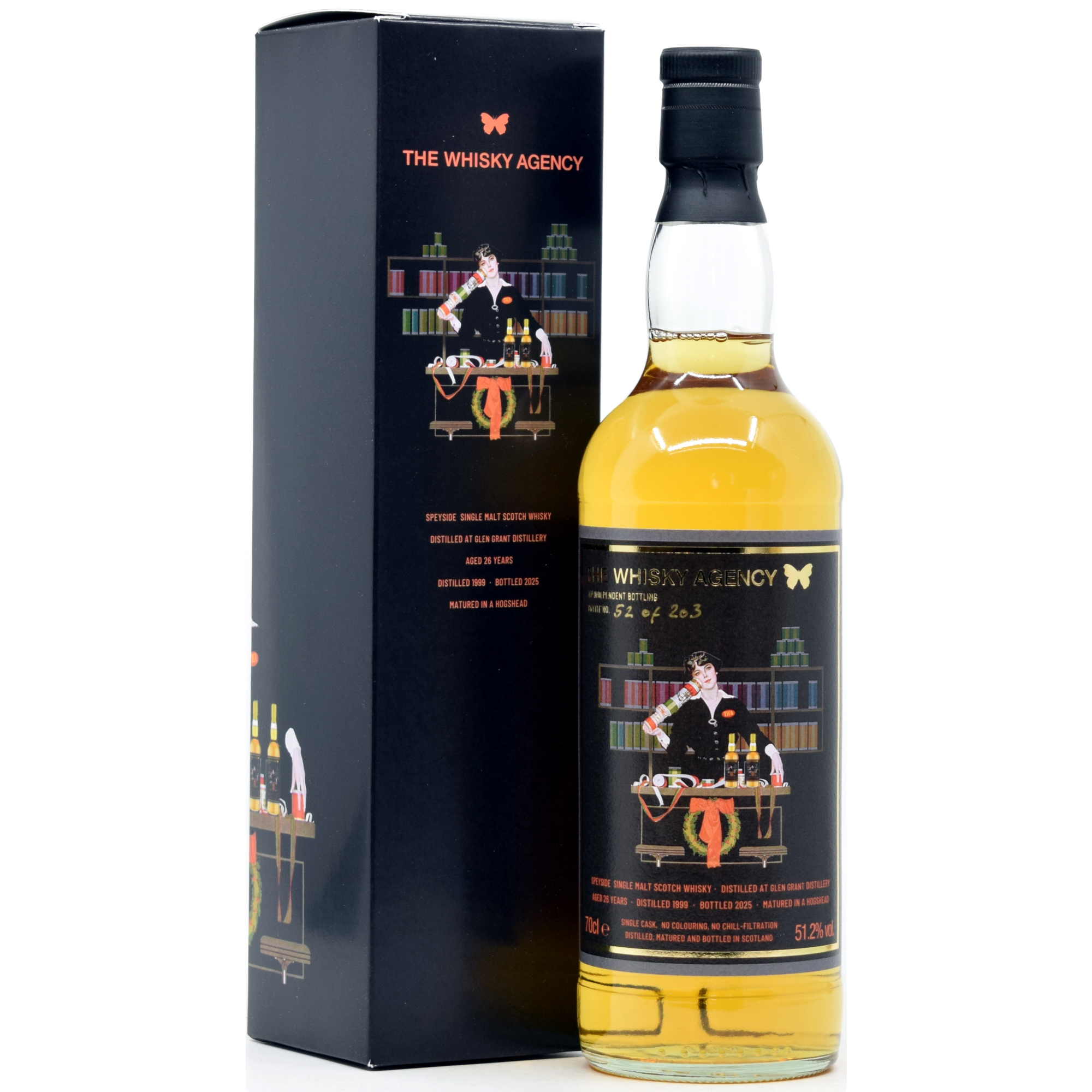 Glen Grant 26 Jahre 1999/2025 The Whisky Agency 51,2% vol.