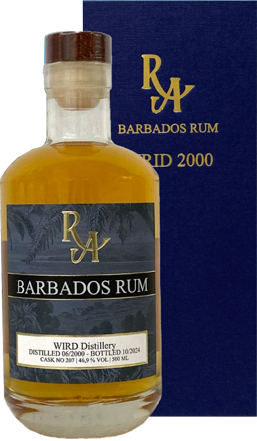 barbados_2000_RA Barbados (WIRD Distillery) 24 Jahre 2000/2024 Rum Artesanal Single Cask #207 46,9% vol.
