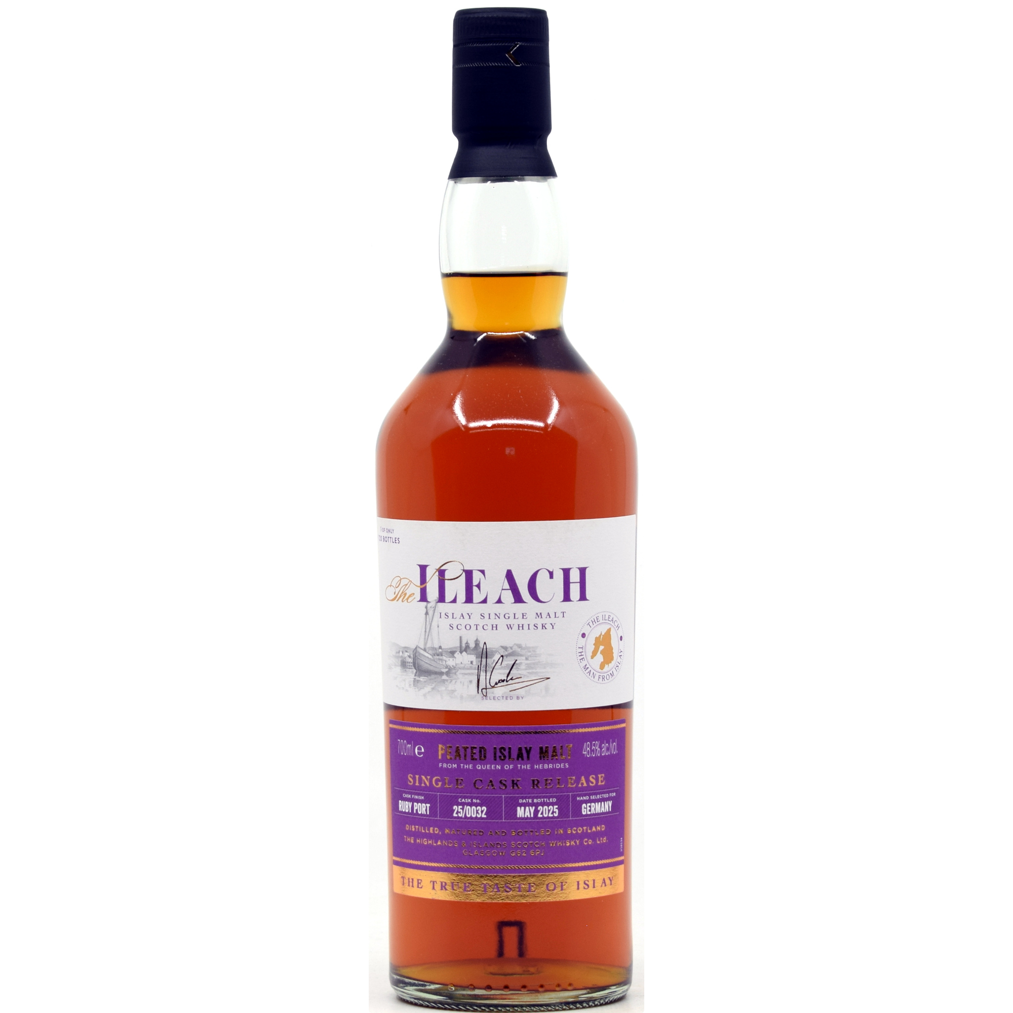 The Ileach  Ruby Port Single Cask exclusive for Germany 2025 48,5% vol.