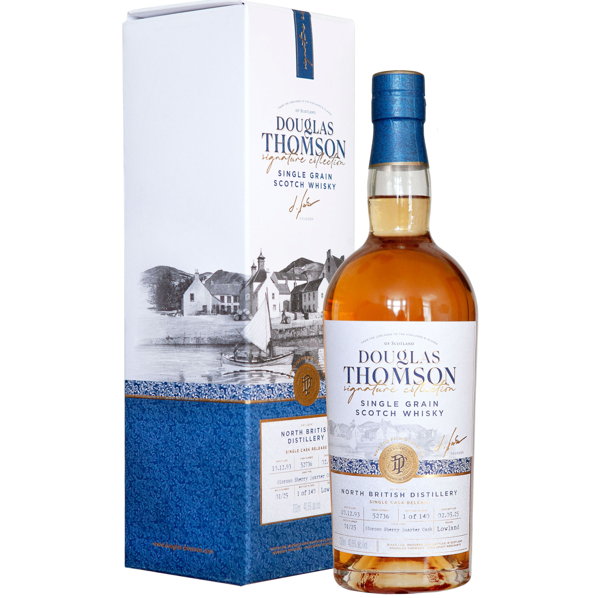 north_british_douglas North British 31 Jahre 1993/2025 1st Fill Oloroso Sherry Douglas Thomson 40,8% vol.