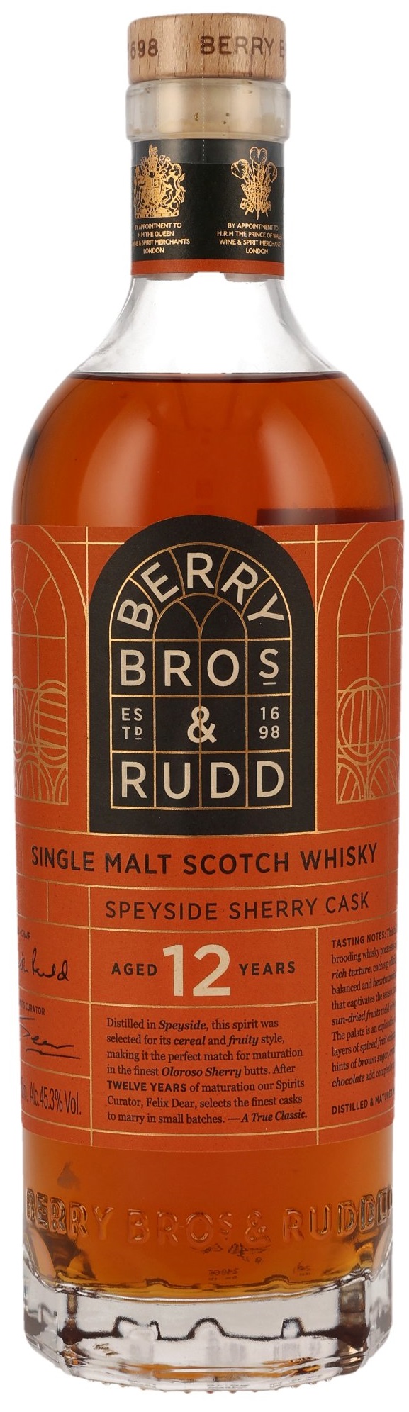 Speyside-Sherry-Cask-12-BBR Speyside Sherry Cask 12 Jahre Berry Bros. & Rudd 45,3% vol.