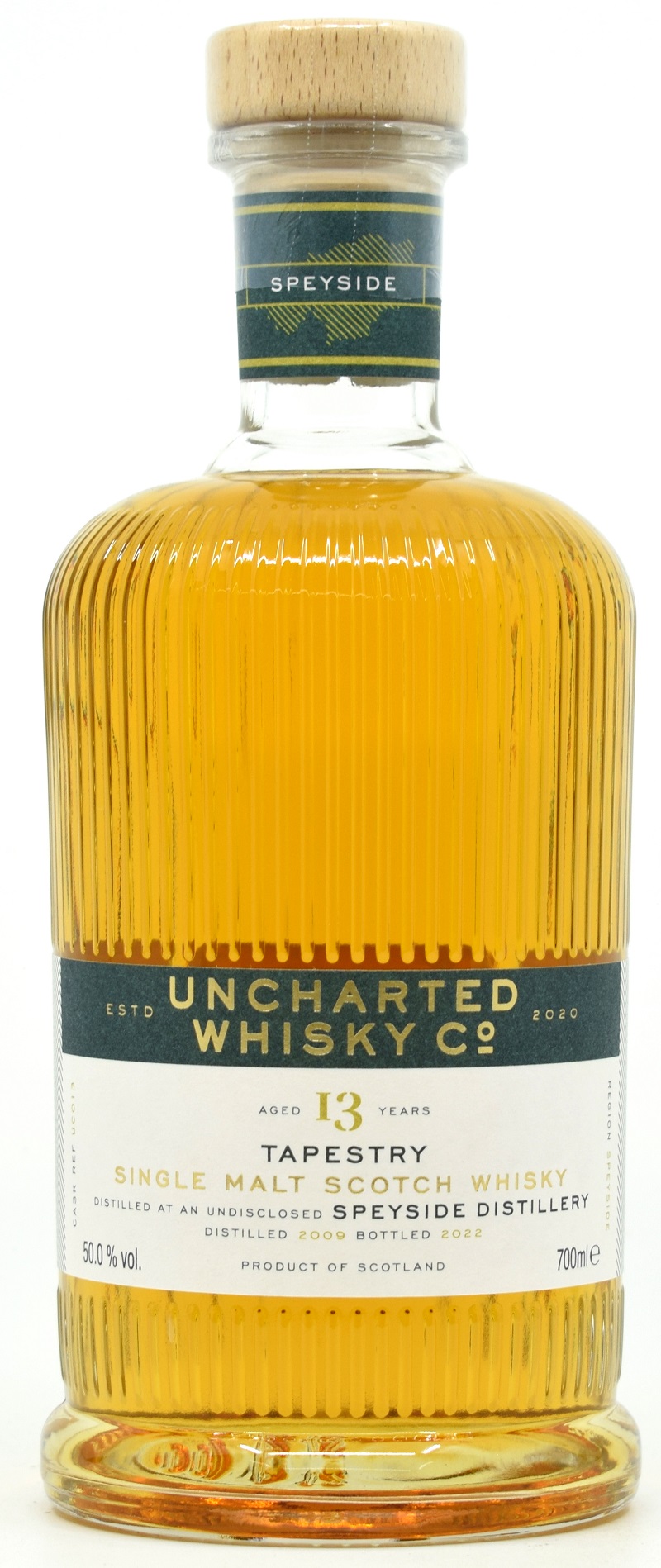 tapestry_13_UWC Secret Speyside 13 Jahre 2009/2022 Triple Cask Tapestry Uncharted Whisky 50% vol.