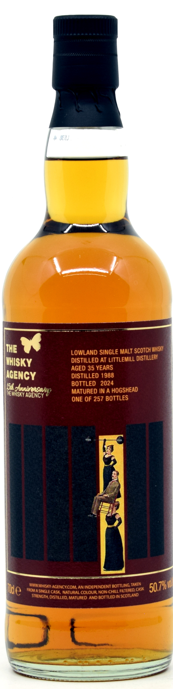 littlemill_1988_TWA Littlemill 35 Jahre 1988/2024 The Whisky Agency 50,7% vol.