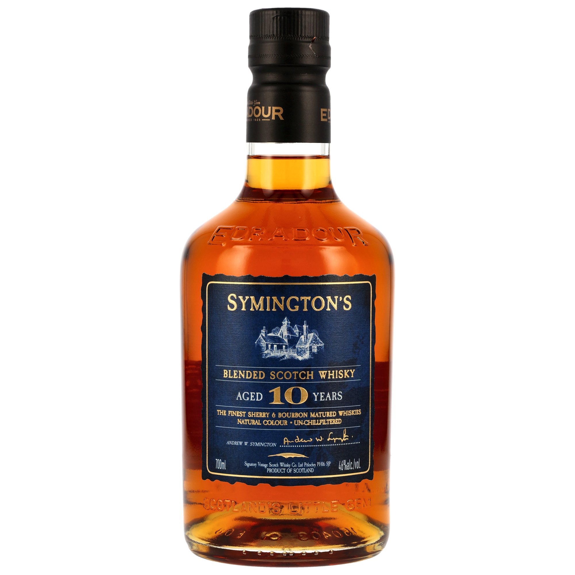 Symington's 10 Jahre Blended Scotch Whisky Signatory Vintage 46% vol.