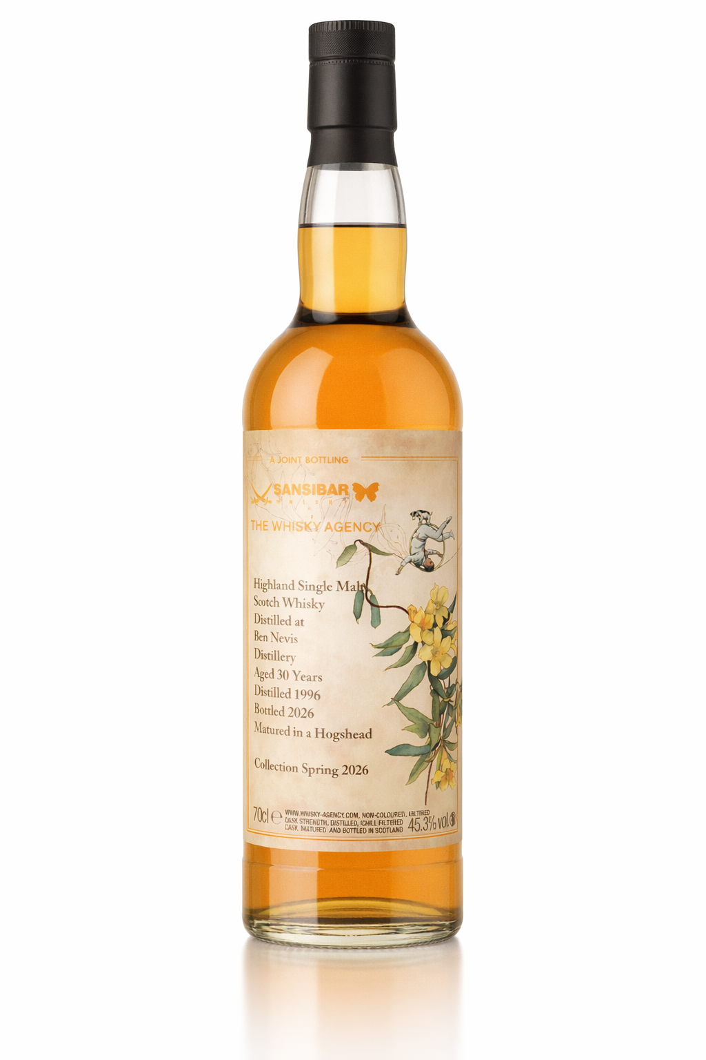 Ben Nevis 30 Jahre 1996/2026 Sansibar & The Whisky Agency Joint Bottling 45,3% vol.