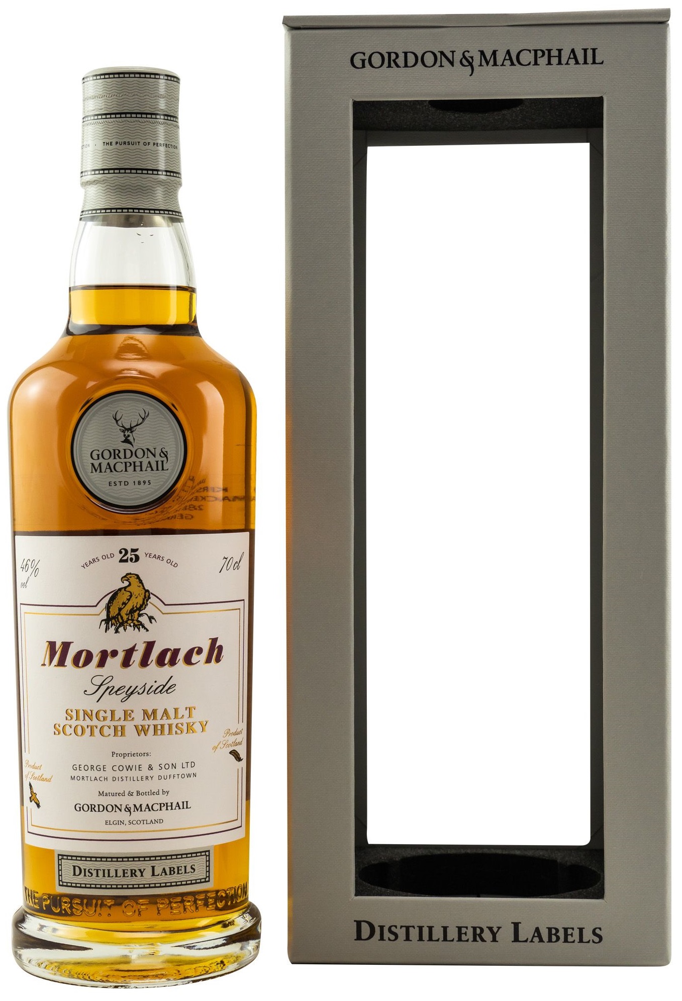 Mortlach 25 Jahre Gordon & MacPhail Distillery Label 46% vol.