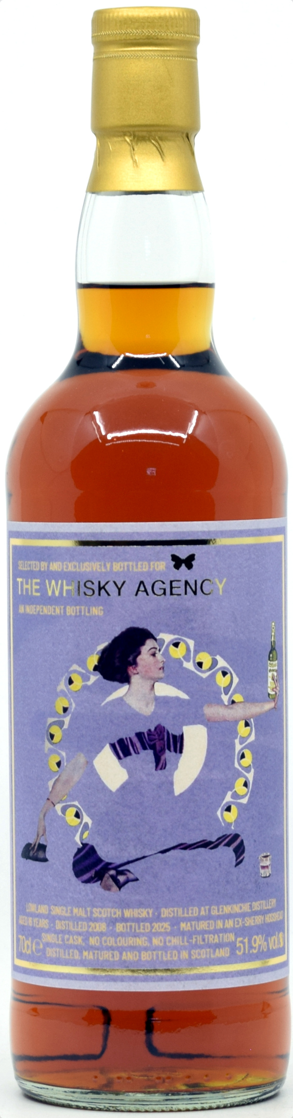 glenkinchie_2008_TWA Glenkinchie 16 Jahre 2008/2025 Sherry Cask The Whisky Agency 51,9% vol.
