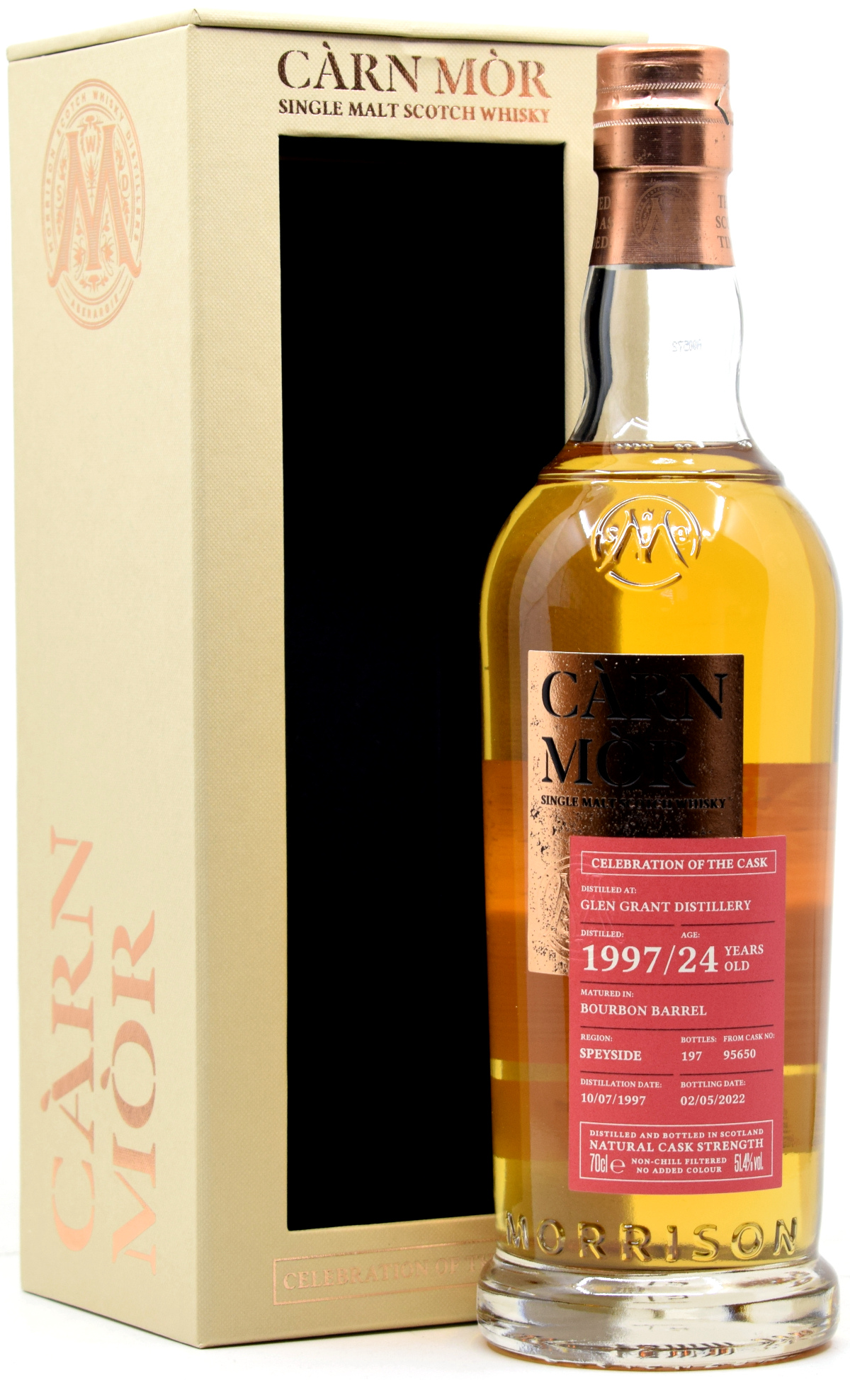glen_grant_1997_CM Glen Grant 24 Jahre 1997/2022 Carn Mor Celebration of the Cask #95650 51,4% vol.