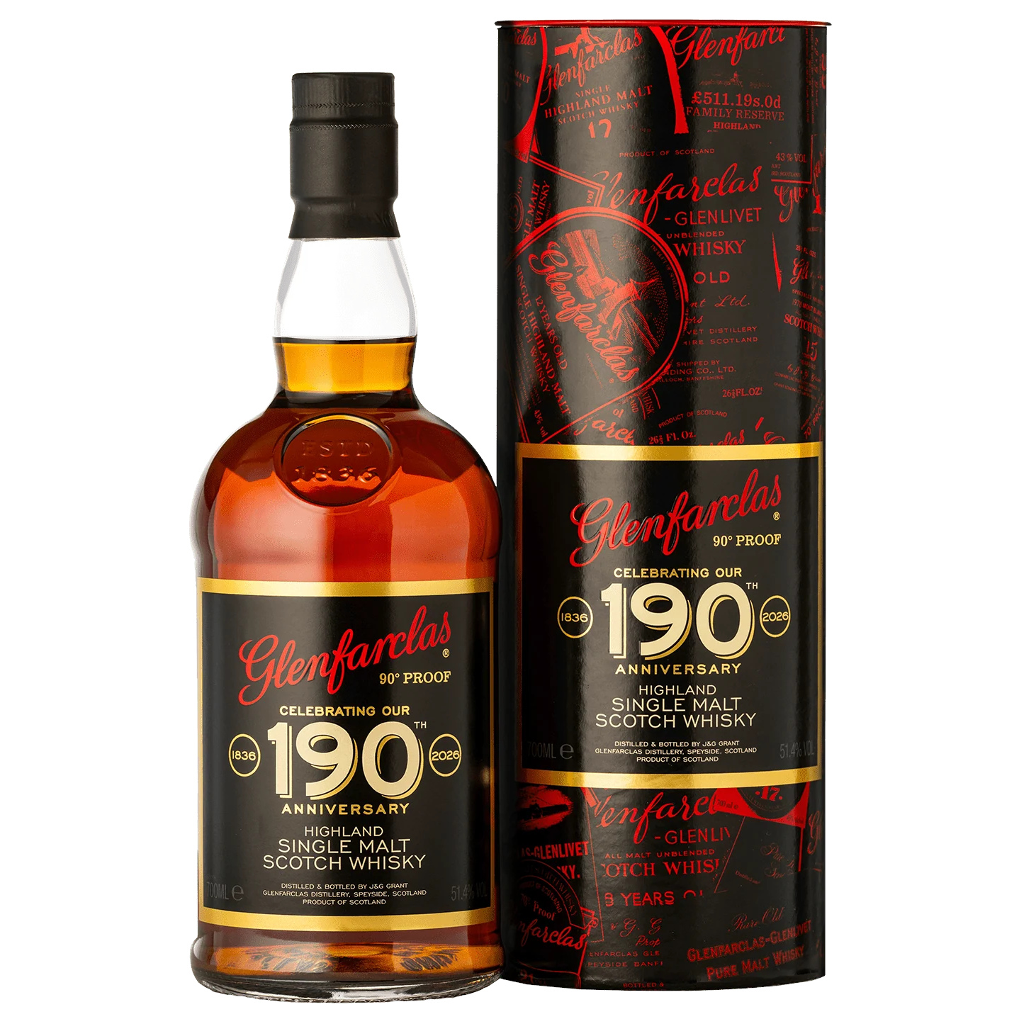 Glenfarclas 190th Anniversary Release 51,4% vol.