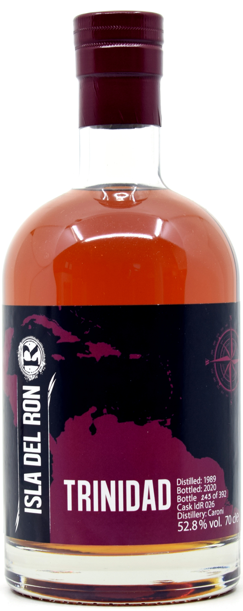 trinidad_isla_del_ron Caroni (Trinidad Rum) 31 Jahre 1989/2020 Sherry Cask Isla del Ron 52,8% vol.
