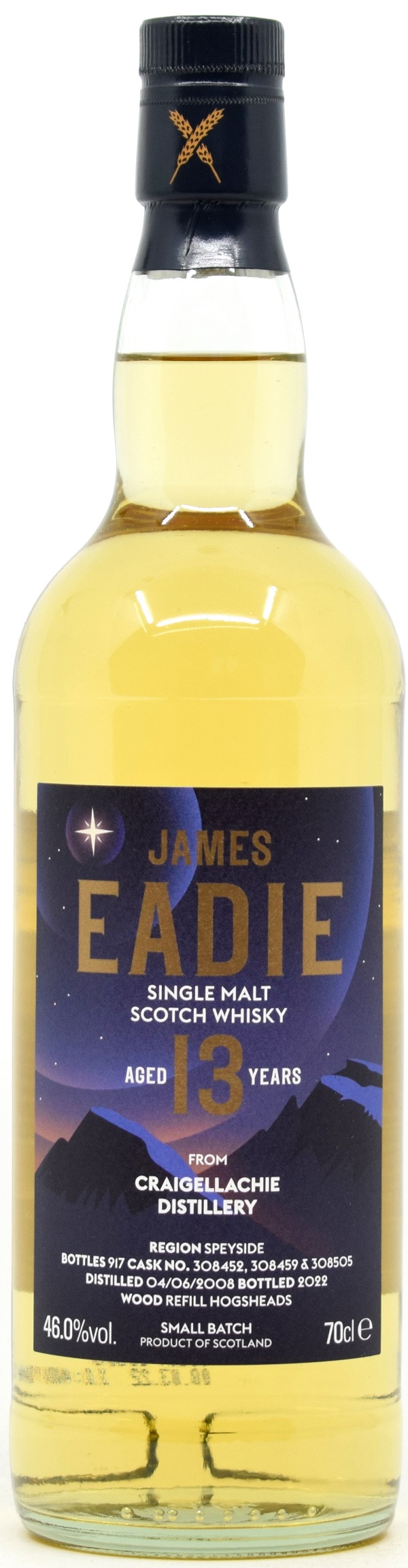 craigellachie_13_SB Craigellachie 13 Jahre 2008/2022 James Eadie Small Batch 46% vol.