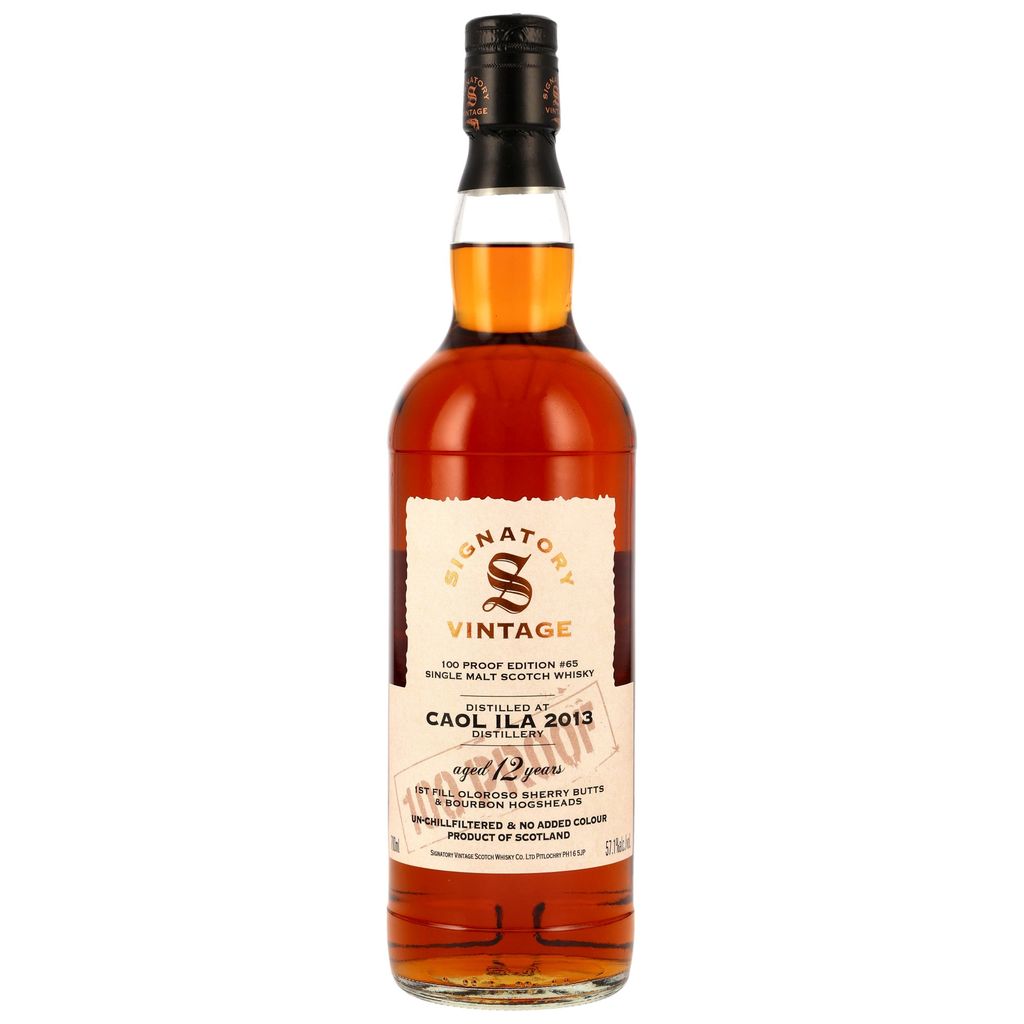 Caol Ila 2013/2025 Oloroso Sherry Signatory Vintage 100 Proof #65 57,1% vol.