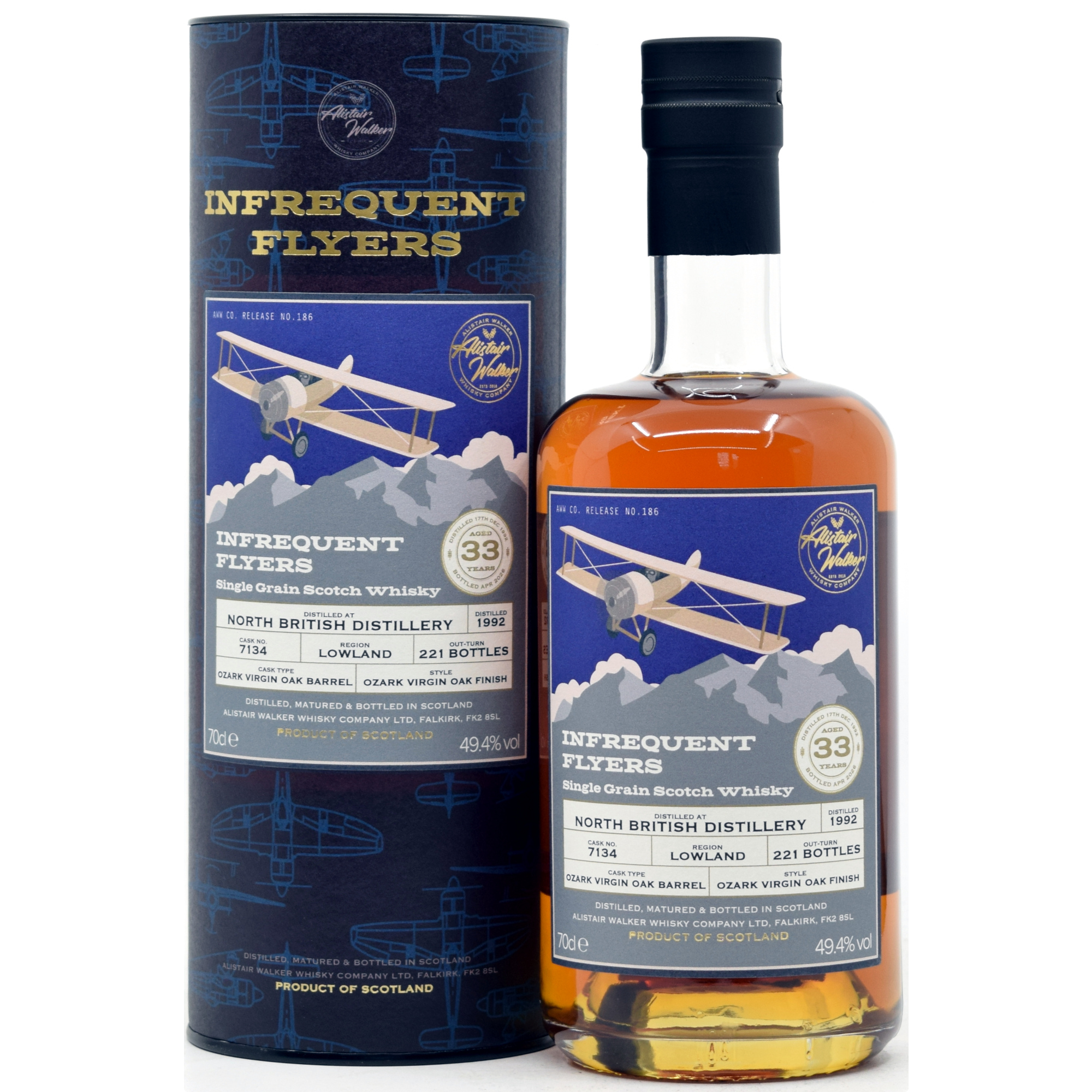North British 33 Jahre 1992/2026 Alistair Walker Infrequent Flyers 49,4% vol.
