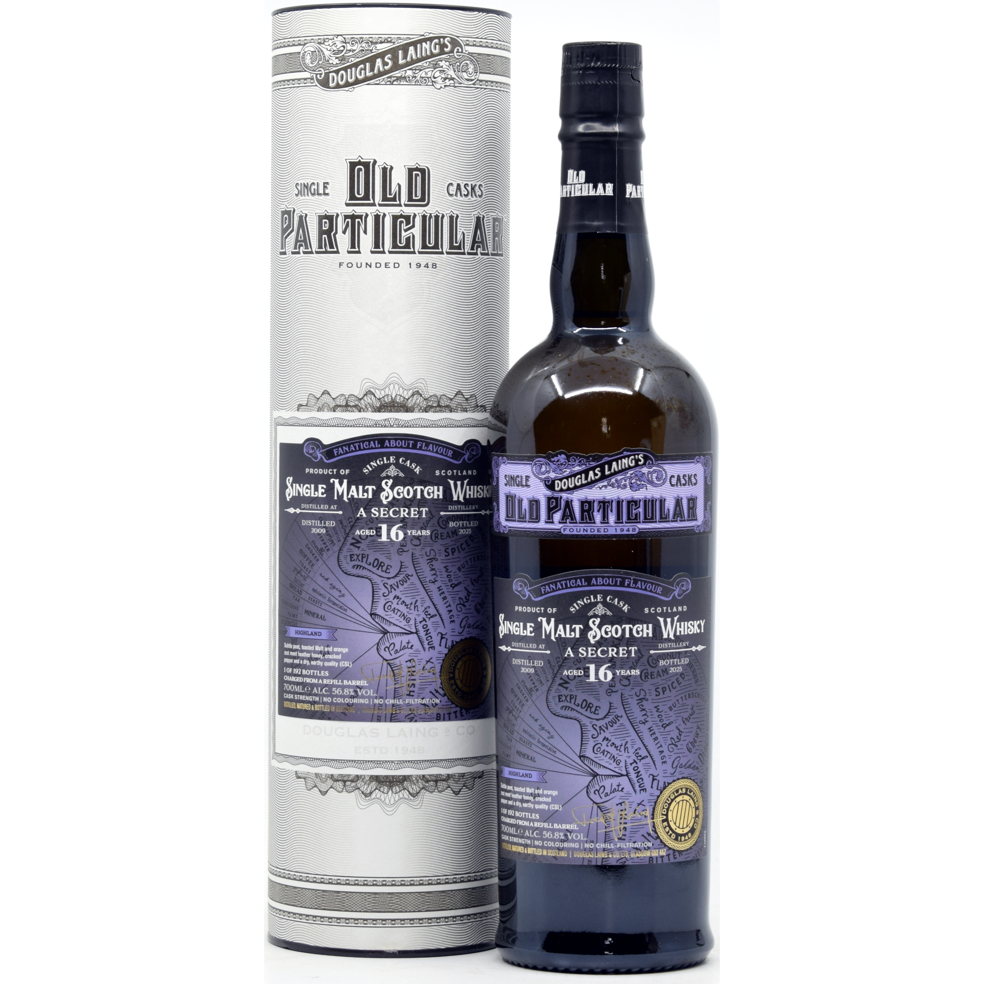 Secret Highland 16 Jahre 2009/2025 Old Particular Douglas Laing 56,8% vol