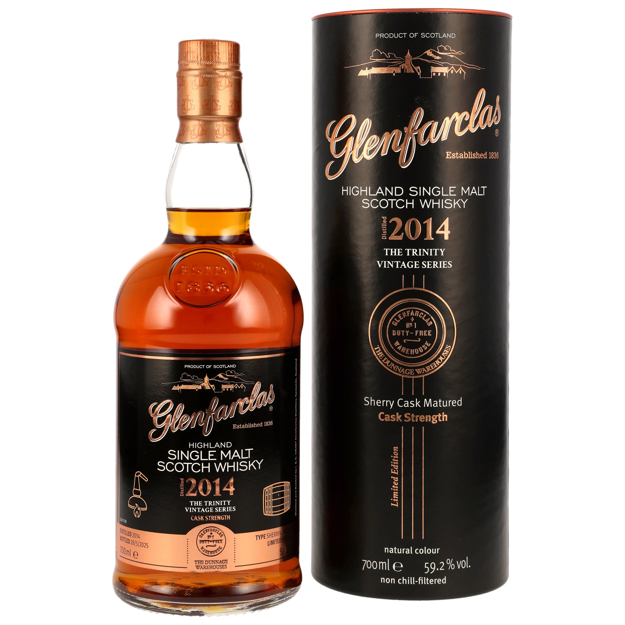Glenfarclas 2014/2025 Trinity Vintage Series No. 2 Cask Strength 59,2% vol.