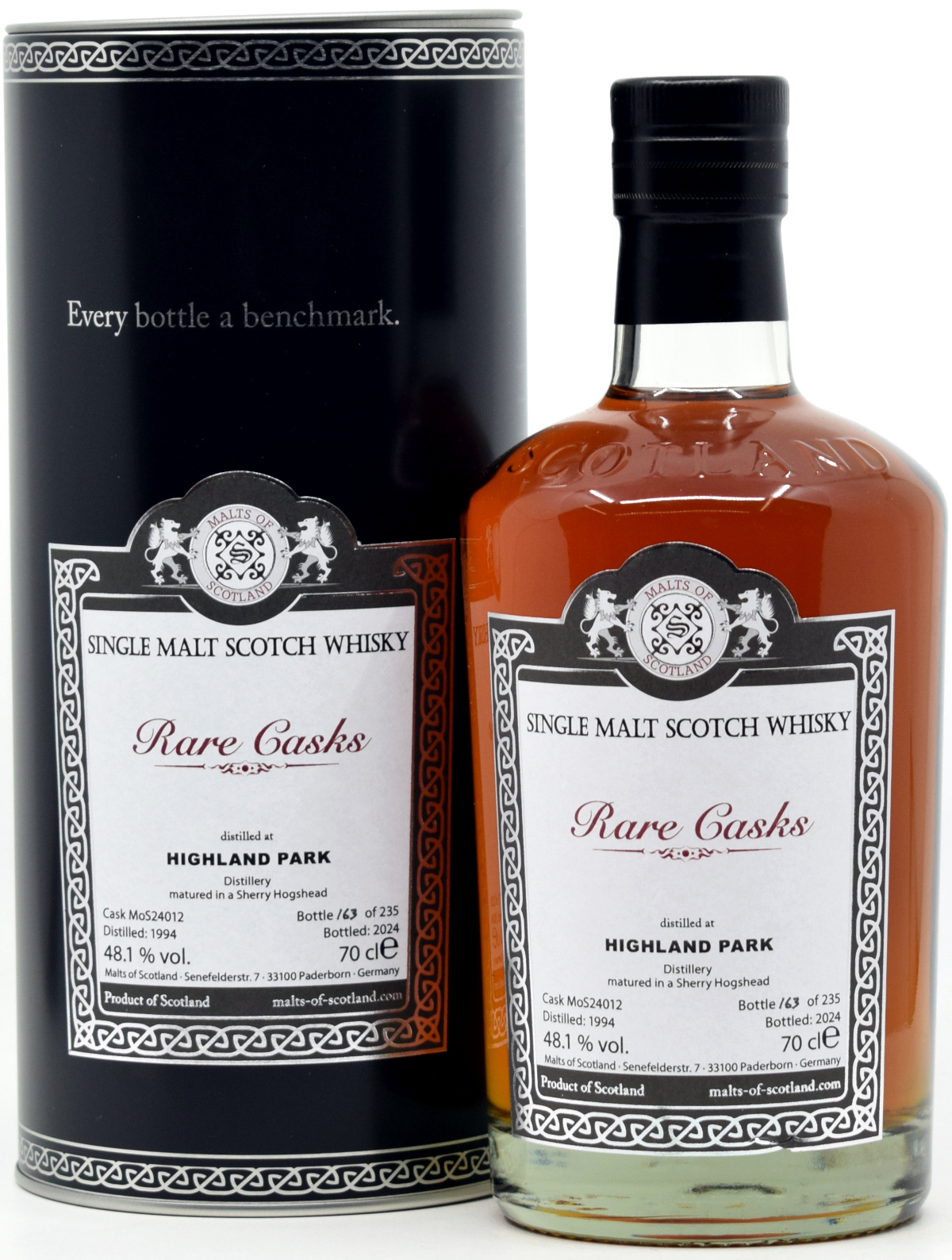 highland_park_1994_mos Highland Park 30 Jahre 1994/2024 Sherry Cask Malts of Scotland Rare Cask Range 48,1% vol.