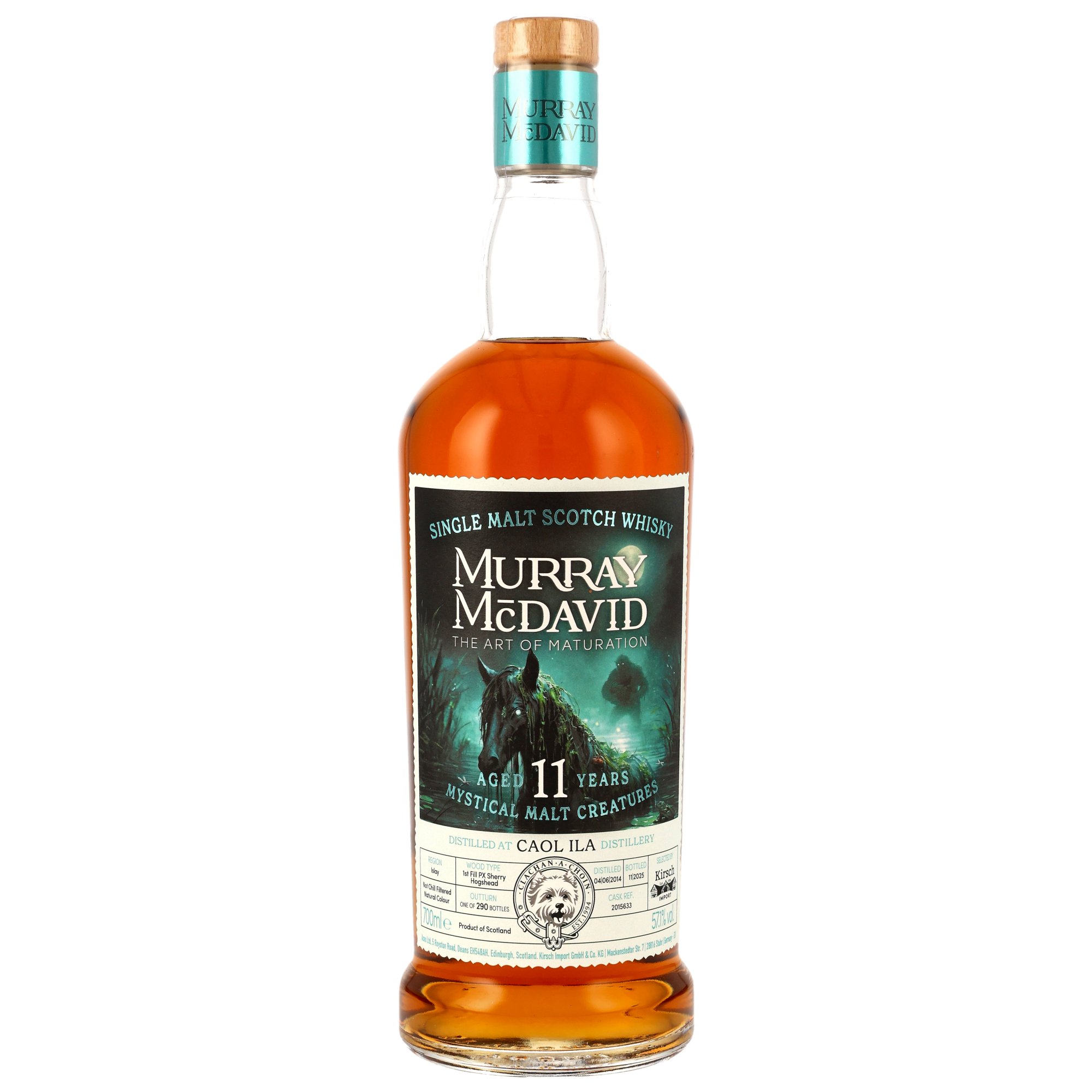 Caol Il 2014/2025 1st Fill PX Sherry Murray McDavid Mystical Malt Creatures 57,1% vol.
