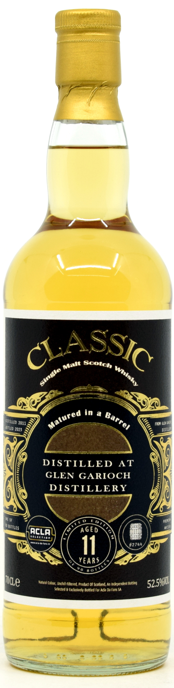 garioch_11_Acla Glen Garioch 11 Jahre 2011/2023 Acla da fans 52,5% vol.