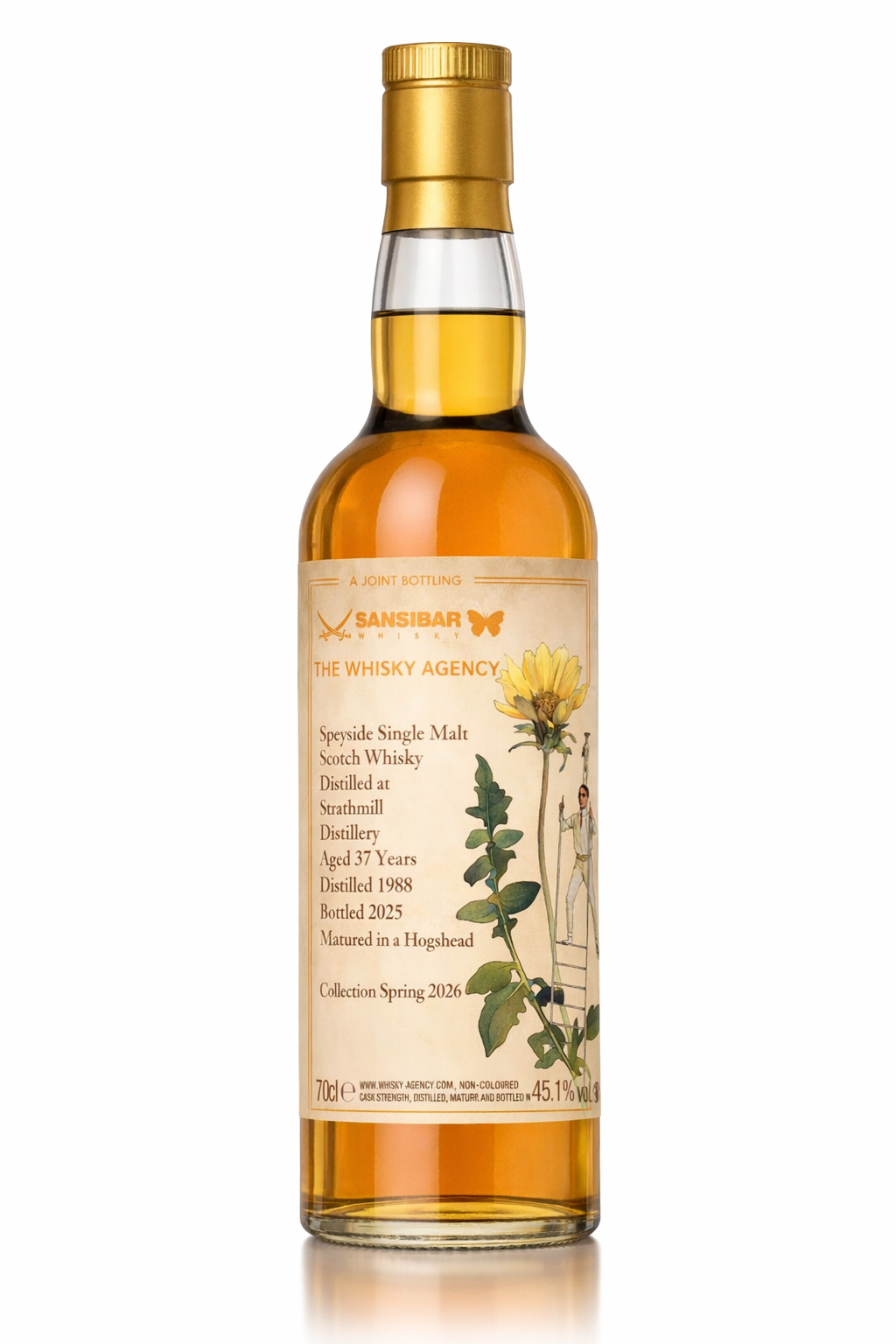 Strathmill 37 Jahre 1988/2026 Sansibar & The Whisky Agency Joint Bottling 45,1% vol.