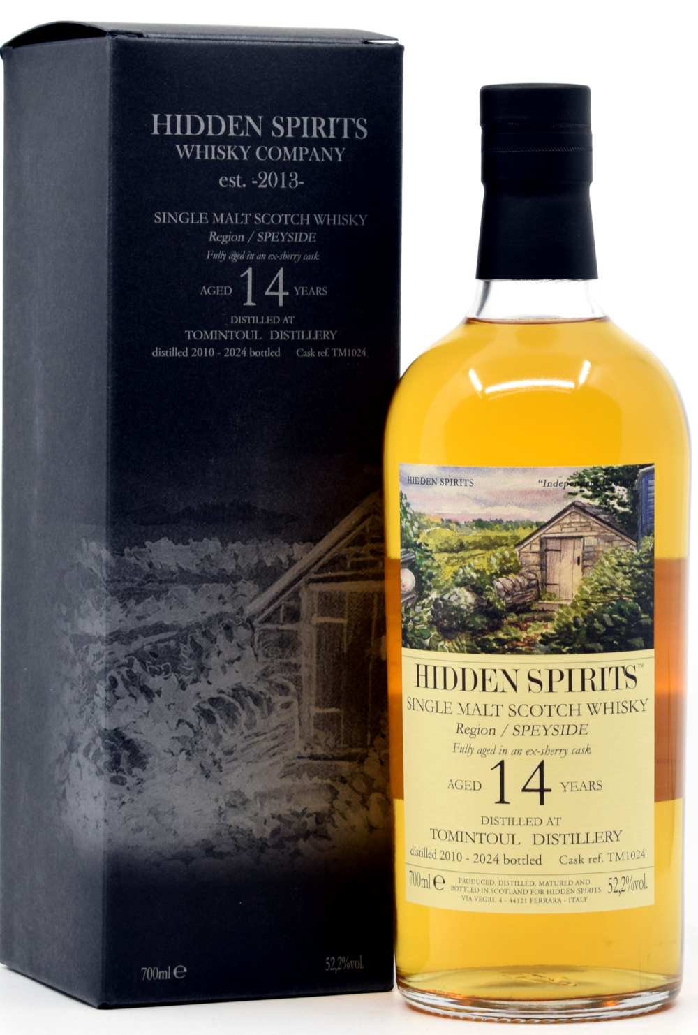 tomintoul_14_HiSpPMs6v7VPQlBJm Tomintoul 14 Jahre 2010/2024 Sherry Cask Hidden Spirits Highproof 52,2% vol.