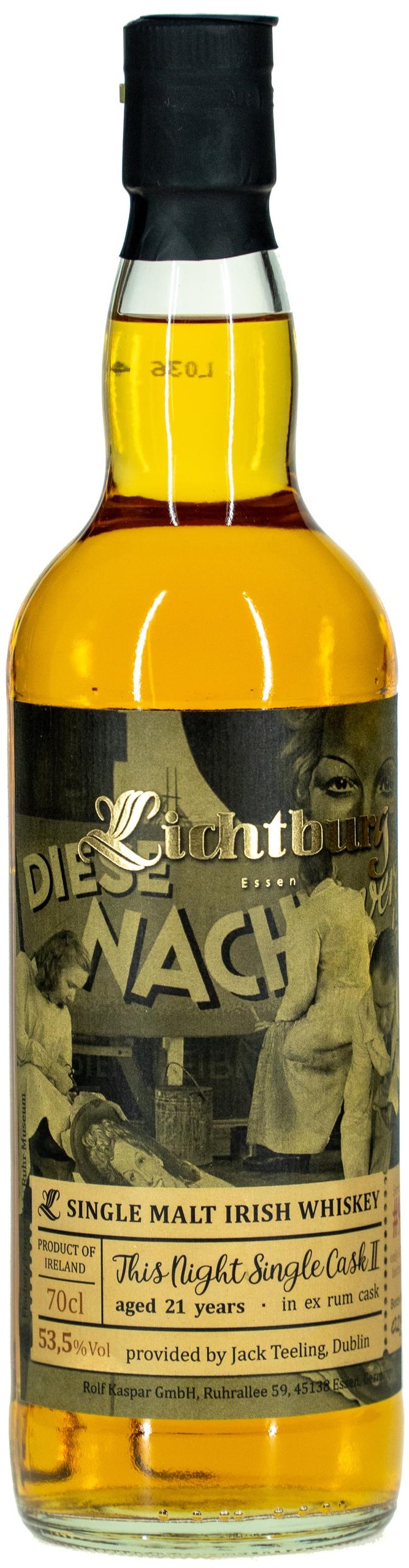lichtburg_9 Irish Malt 21 Jahre Lichtburg #9 Rum Single Cask 53,5% vol.