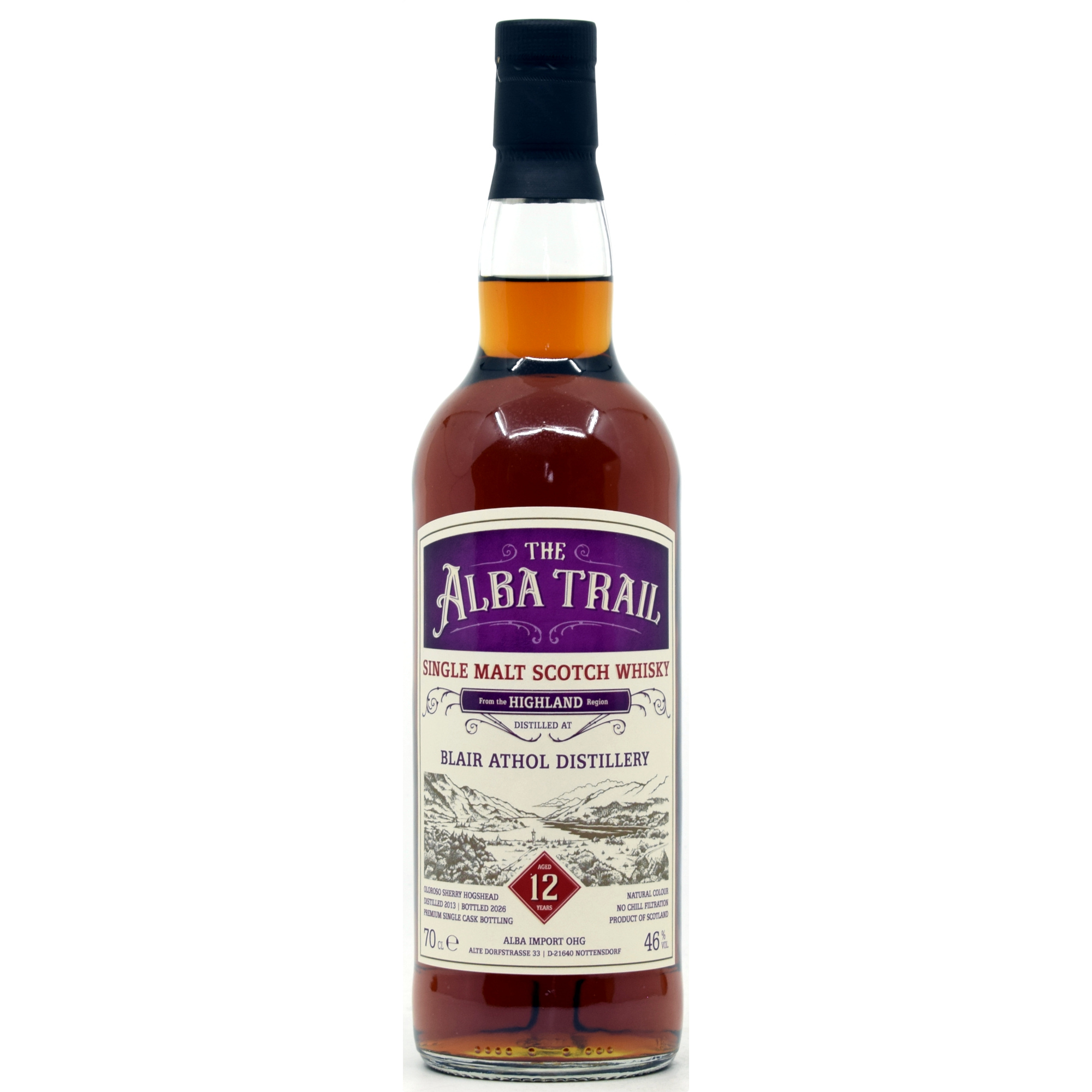 Blair Athol 12 Jahre 2013/2026 Sherry Cask The Alba Trail 46% vol.